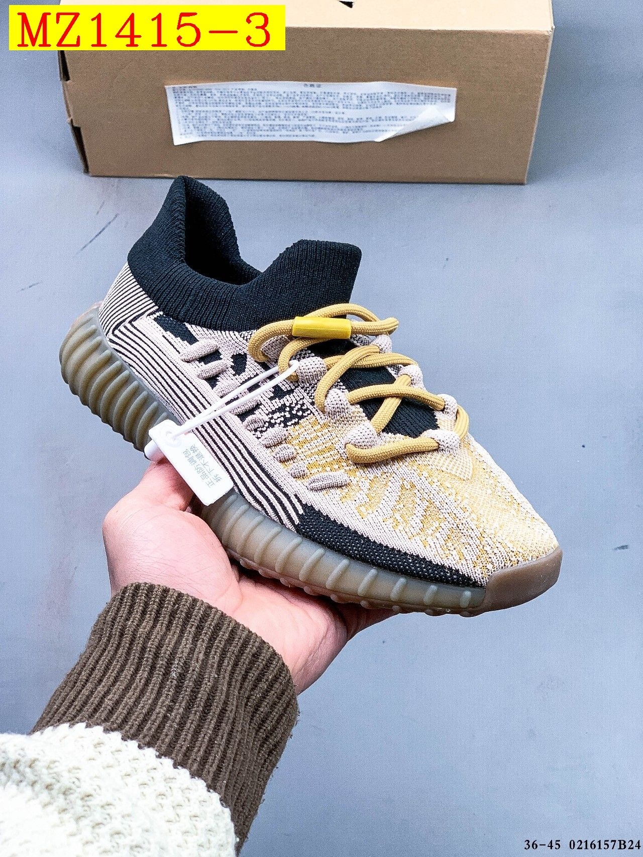 48$ Adidas YEEZY 350 V2 size 36-45 half 020470 MZ1415 gallery