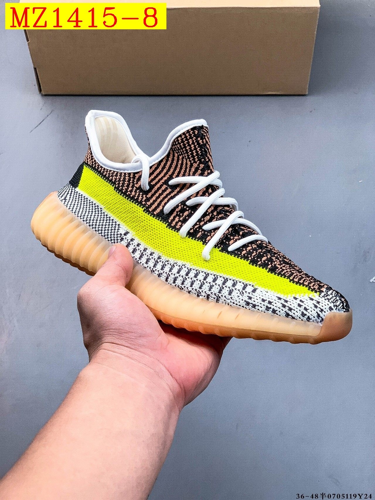 48$ Adidas YEEZY 350 V2 size 36-45 half 020470 MZ1415 gallery