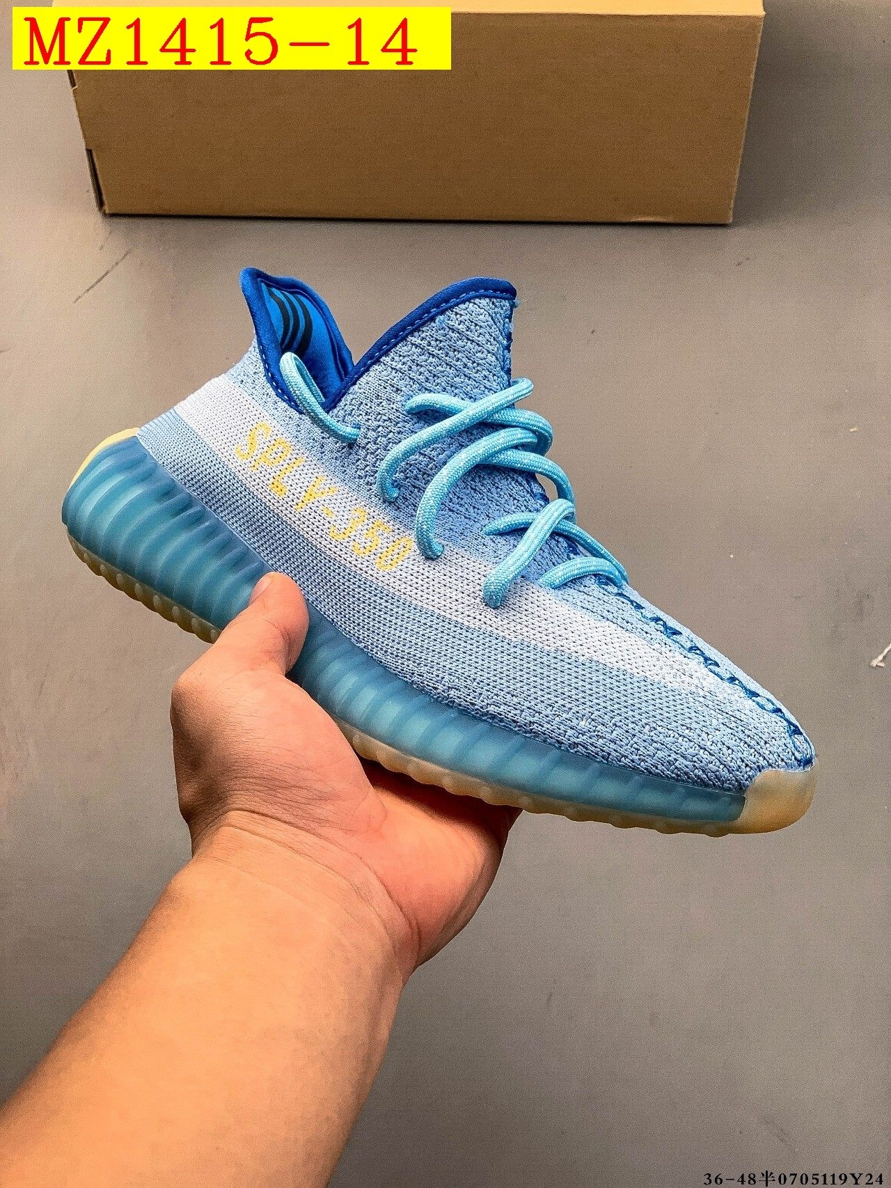 48$ Adidas YEEZY 350 V2 size 36-45 half 020470 MZ1415 gallery