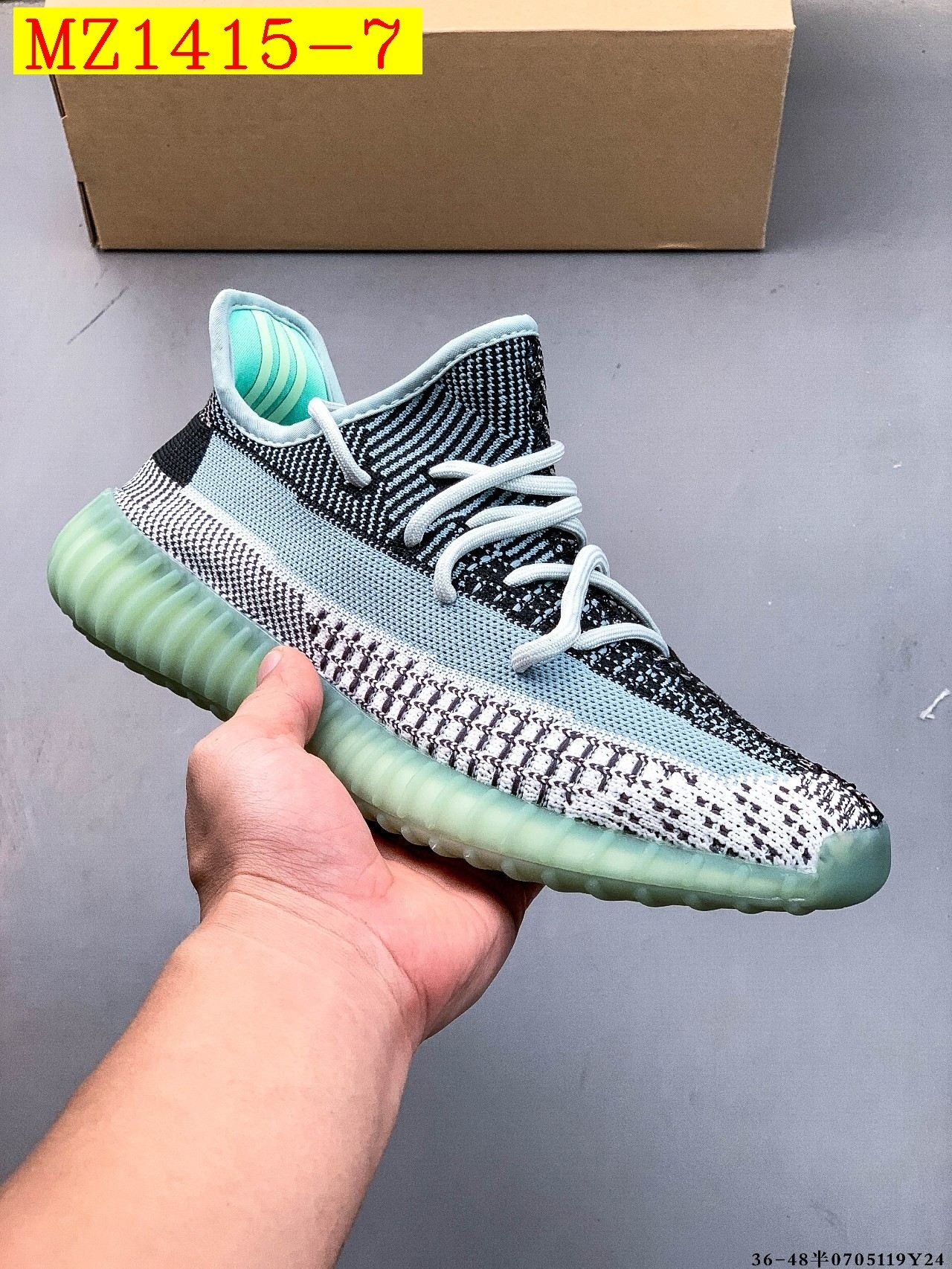 48$ Adidas YEEZY 350 V2 size 36-45 half 020470 MZ1415 gallery