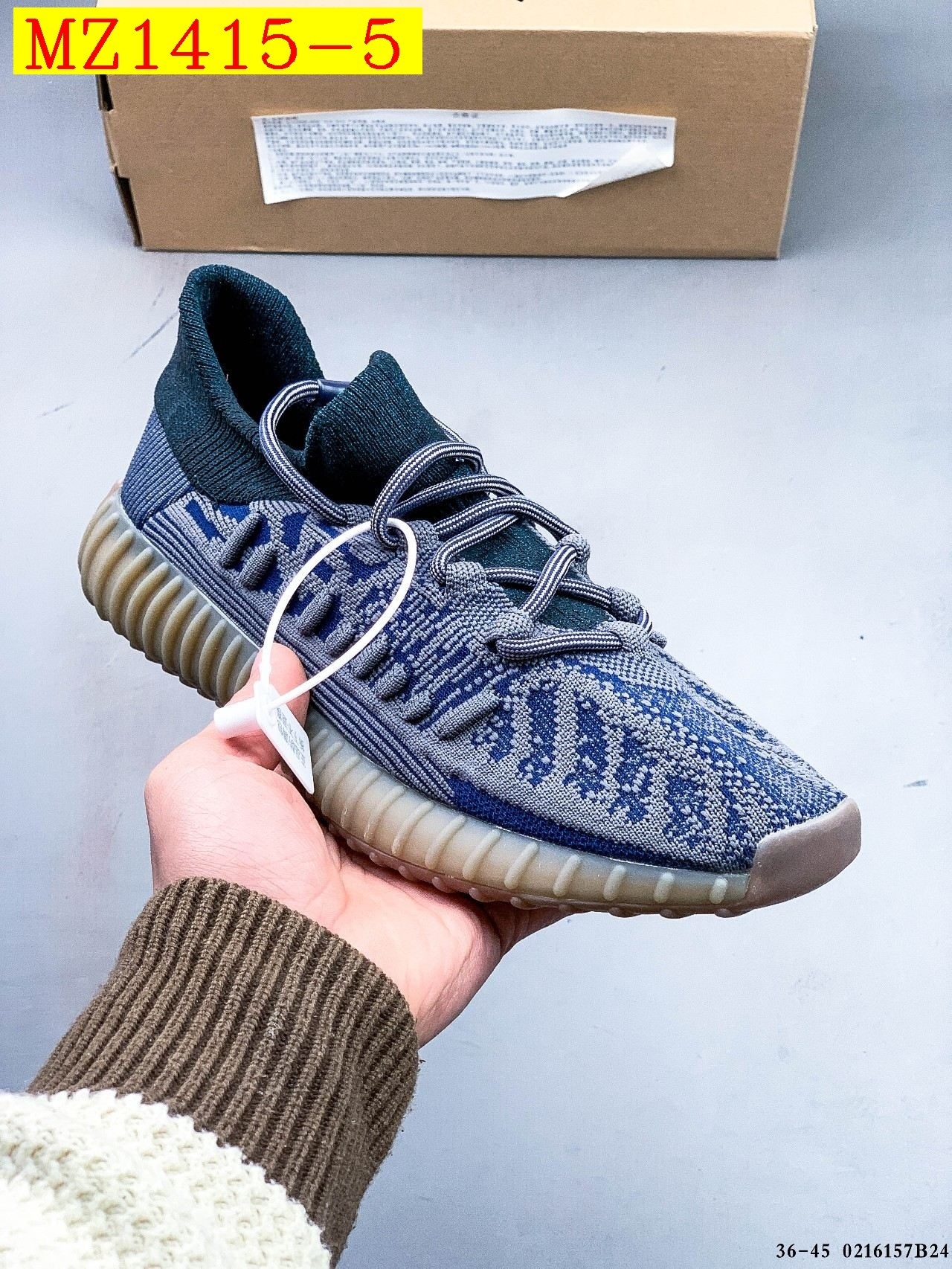 48$ Adidas YEEZY 350 V2 size 36-45 half 020470 MZ1415 gallery