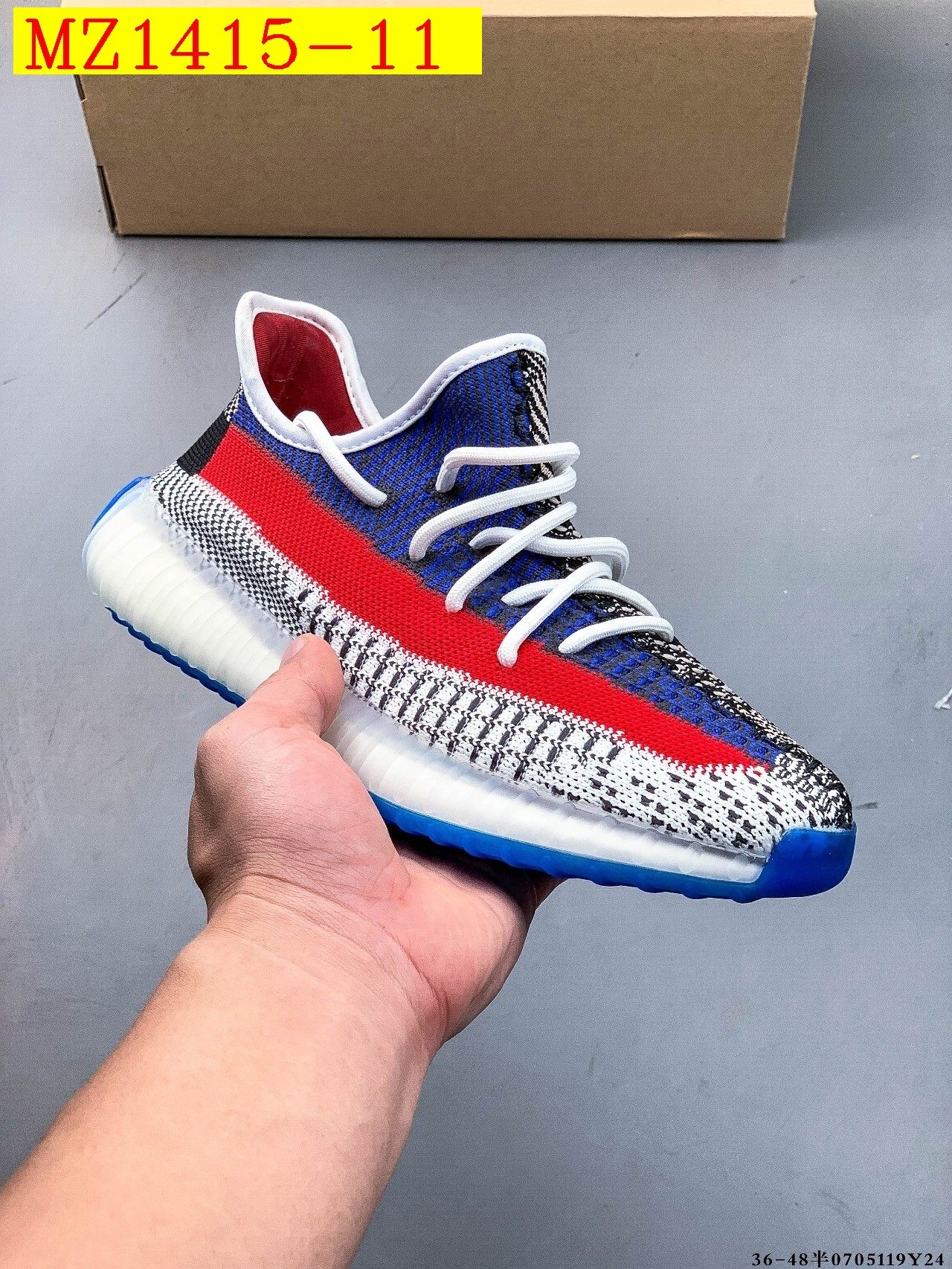 48$ Adidas YEEZY 350 V2 size 36-45 half 020470 MZ1415 gallery