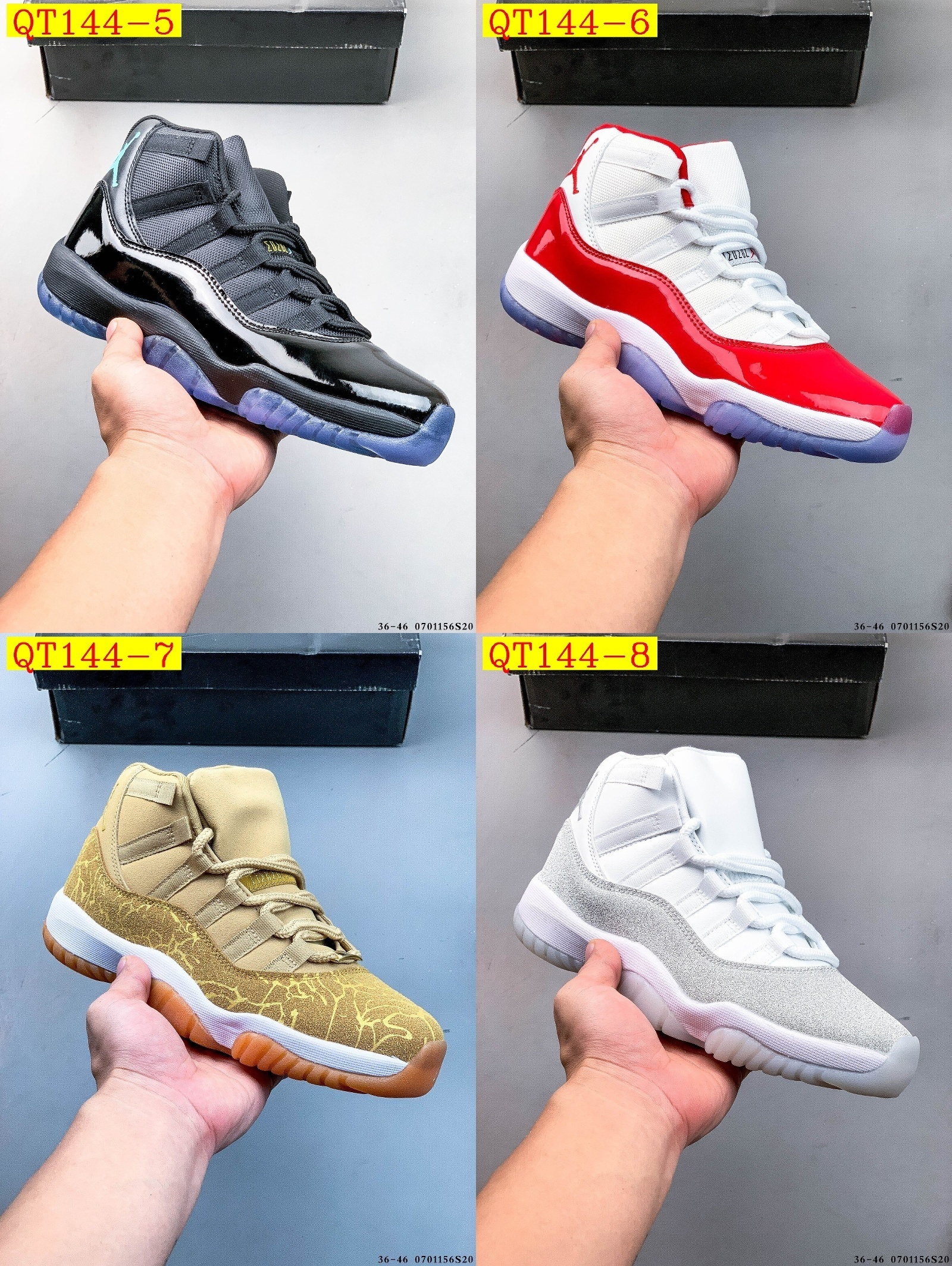 48$ Air Jordan 11 Retro size 36-45 326050 QT144 gallery