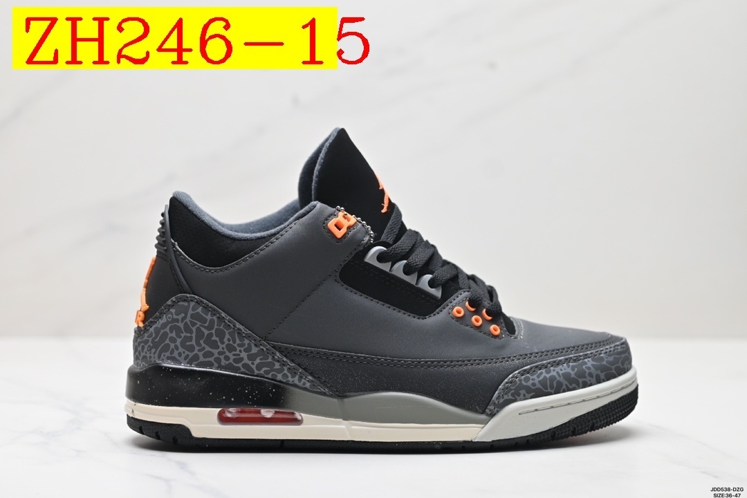 48$ Air Jordan 3 size 36-46 All Colors 3 421050 ZH246 gallery