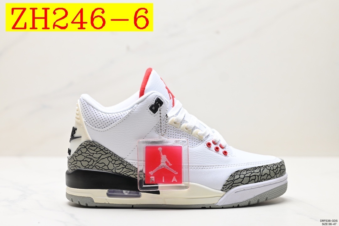 48$ Air Jordan 3 size 36-46 All Colors 3 421050 ZH246 gallery