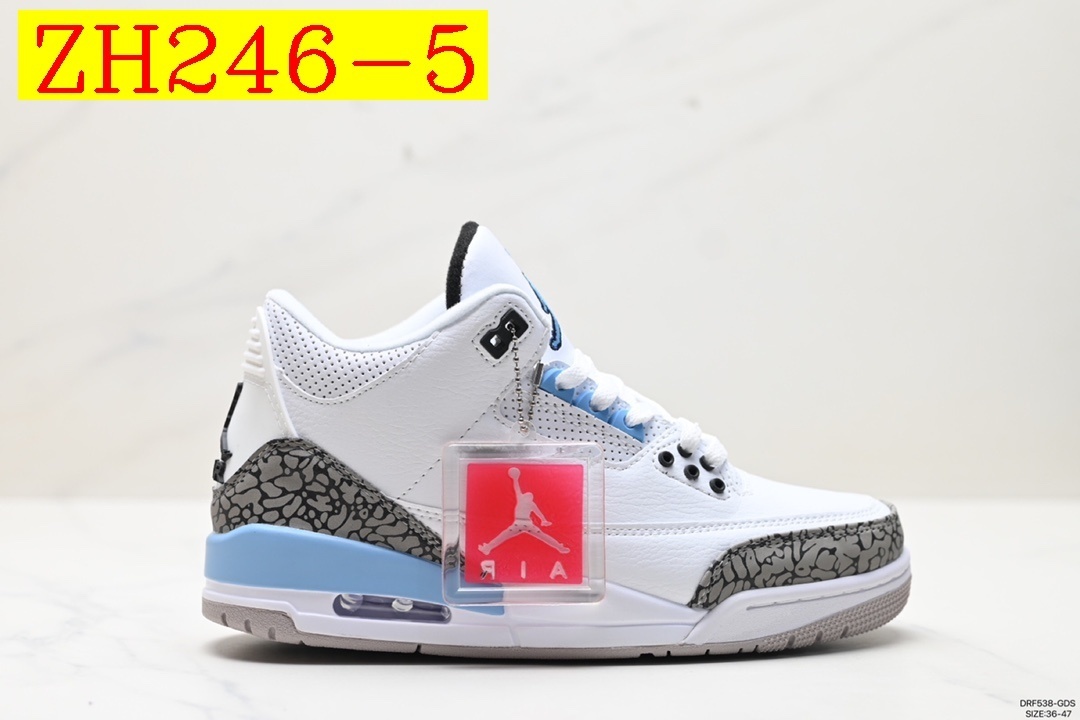 48$ Air Jordan 3 size 36-46 All Colors 3 421050 ZH246 gallery