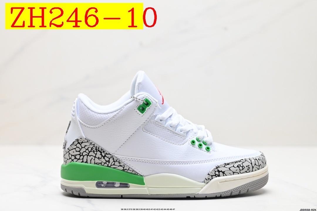 48$ Air Jordan 3 size 36-46 All Colors 3 421050 ZH246 gallery