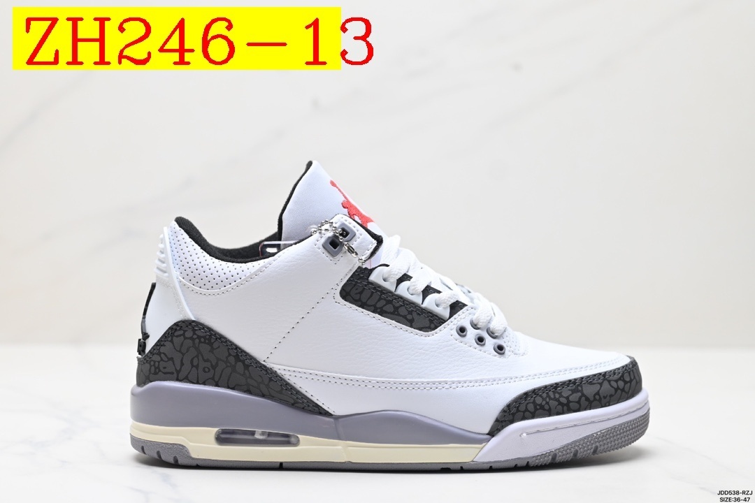 48$ Air Jordan 3 size 36-46 All Colors 3 421050 ZH246 gallery
