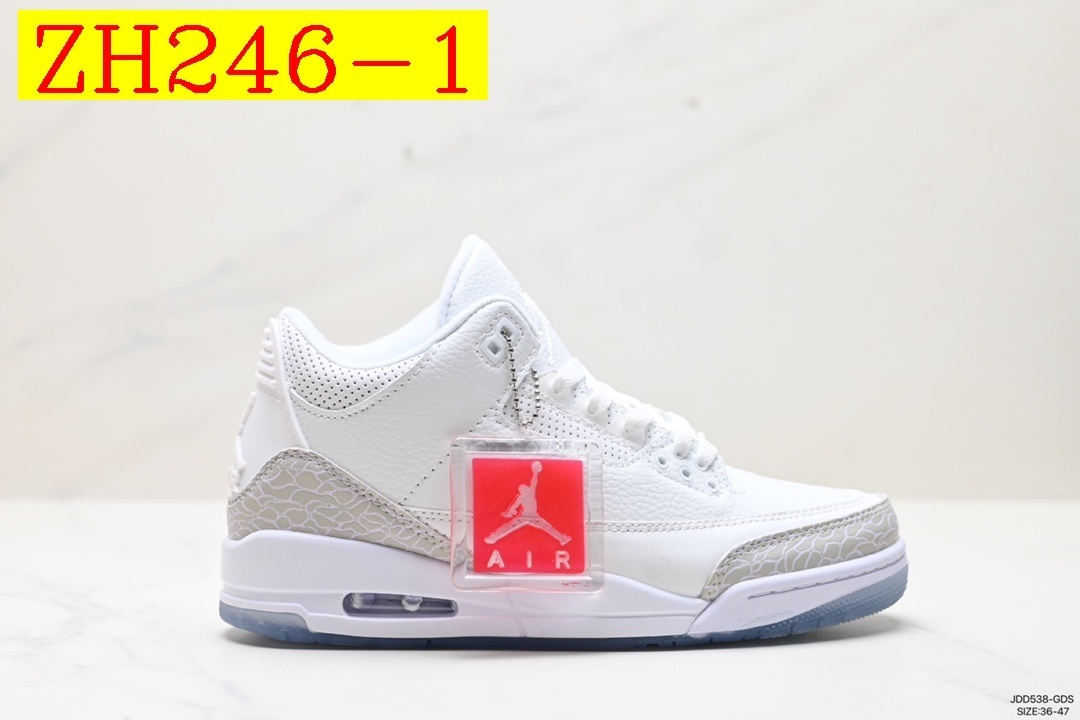 48$ Air Jordan 3 size 36-46 All Colors 3 421050 ZH246 gallery