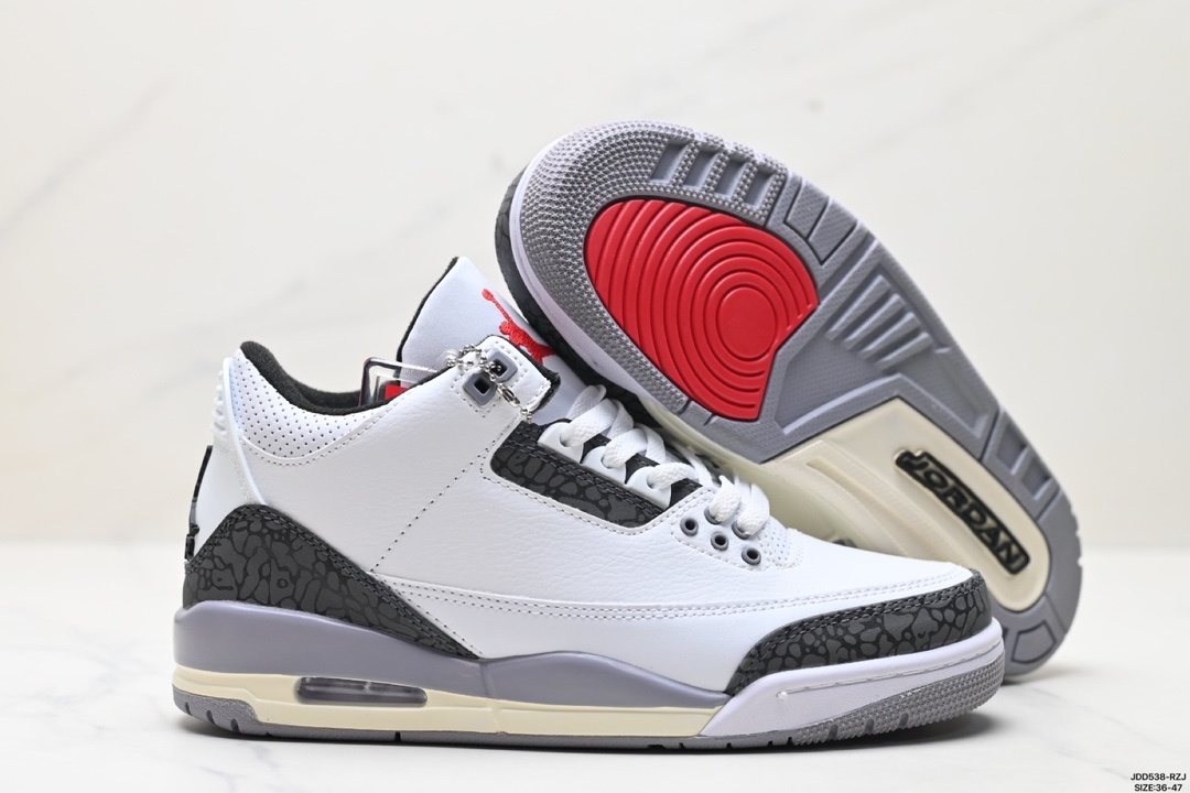48$ Air Jordan 3 size 36-46 All Colors 3 421050 ZH246 gallery