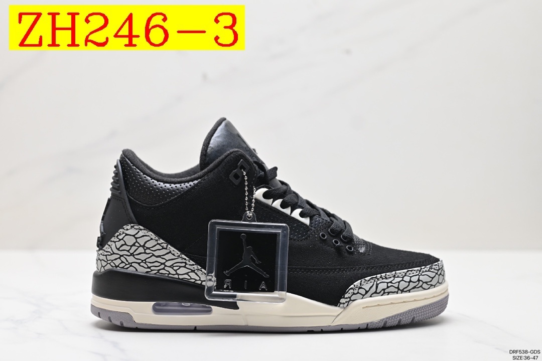 48$ Air Jordan 3 size 36-46 All Colors 3 421050 ZH246 gallery