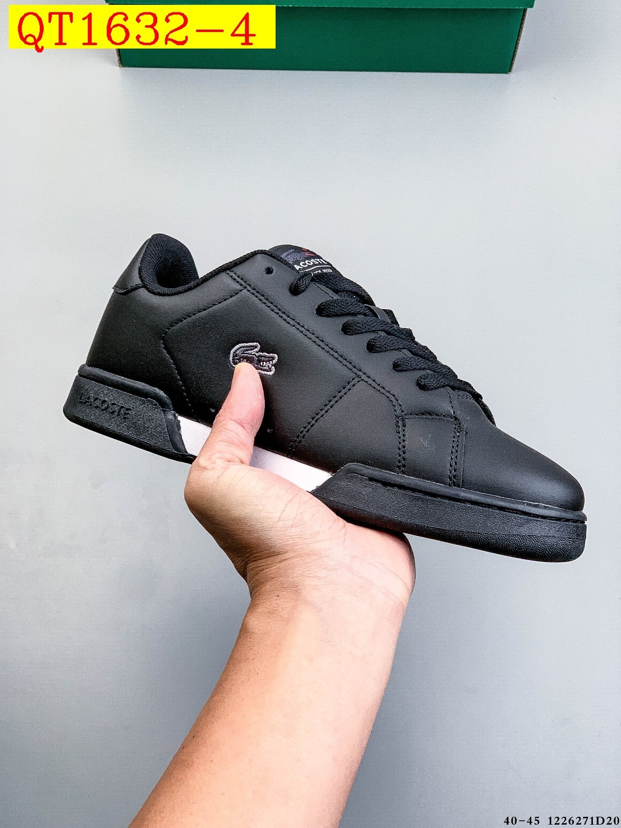 48$ LACOSTE Carnaby Cup Size 40-45 323010 QT1632 gallery