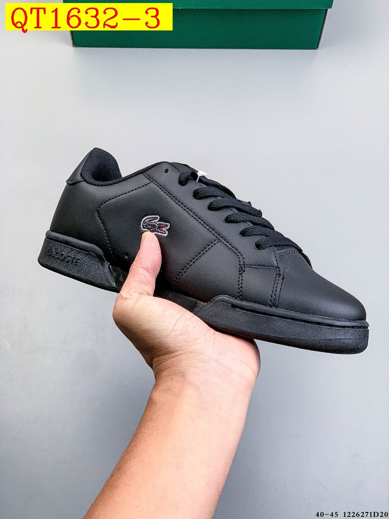 48$ LACOSTE Carnaby Cup Size 40-45 323010 QT1632 gallery