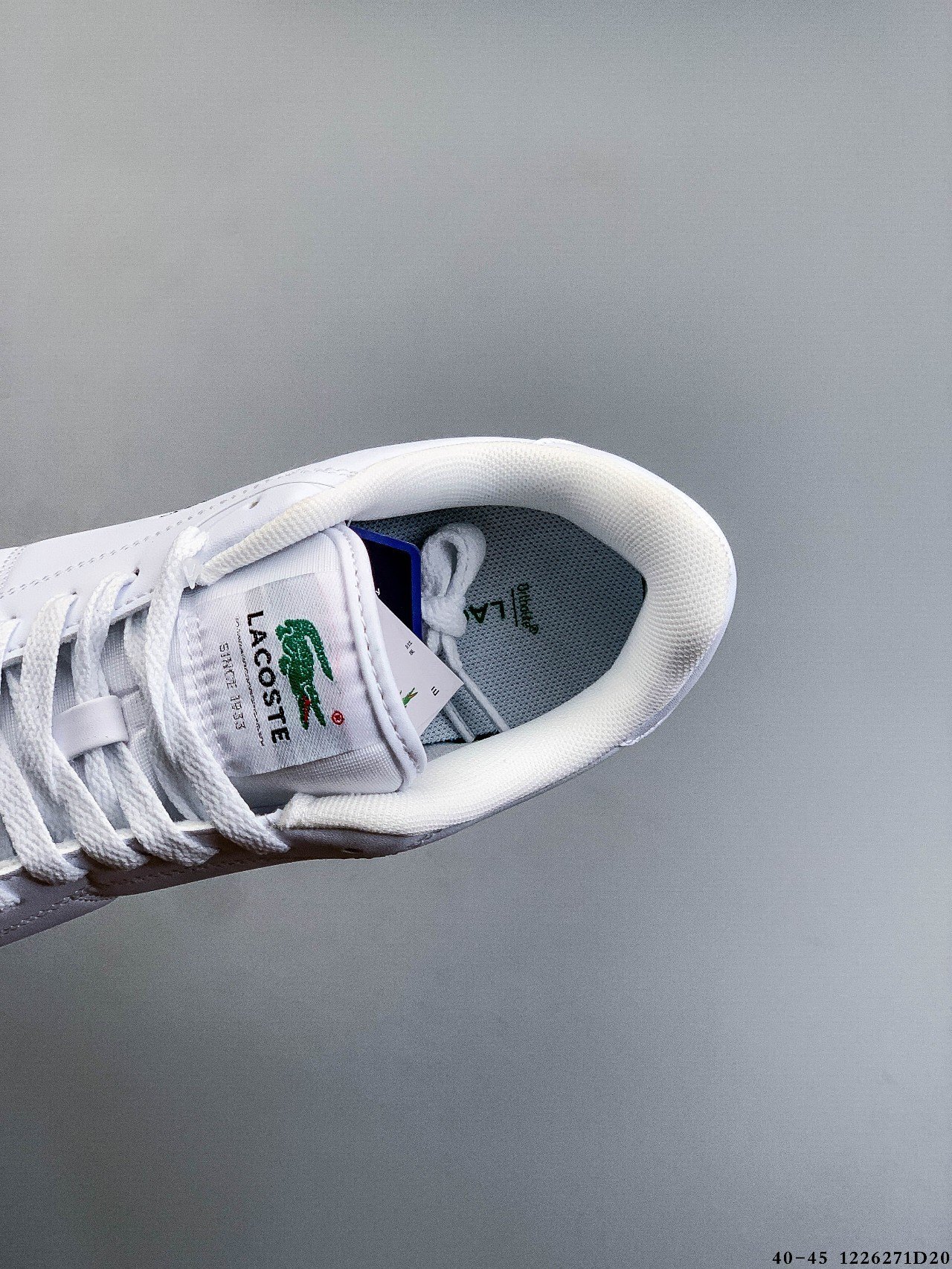 48$ LACOSTE Carnaby Cup Size 40-45 323010 QT1632 gallery