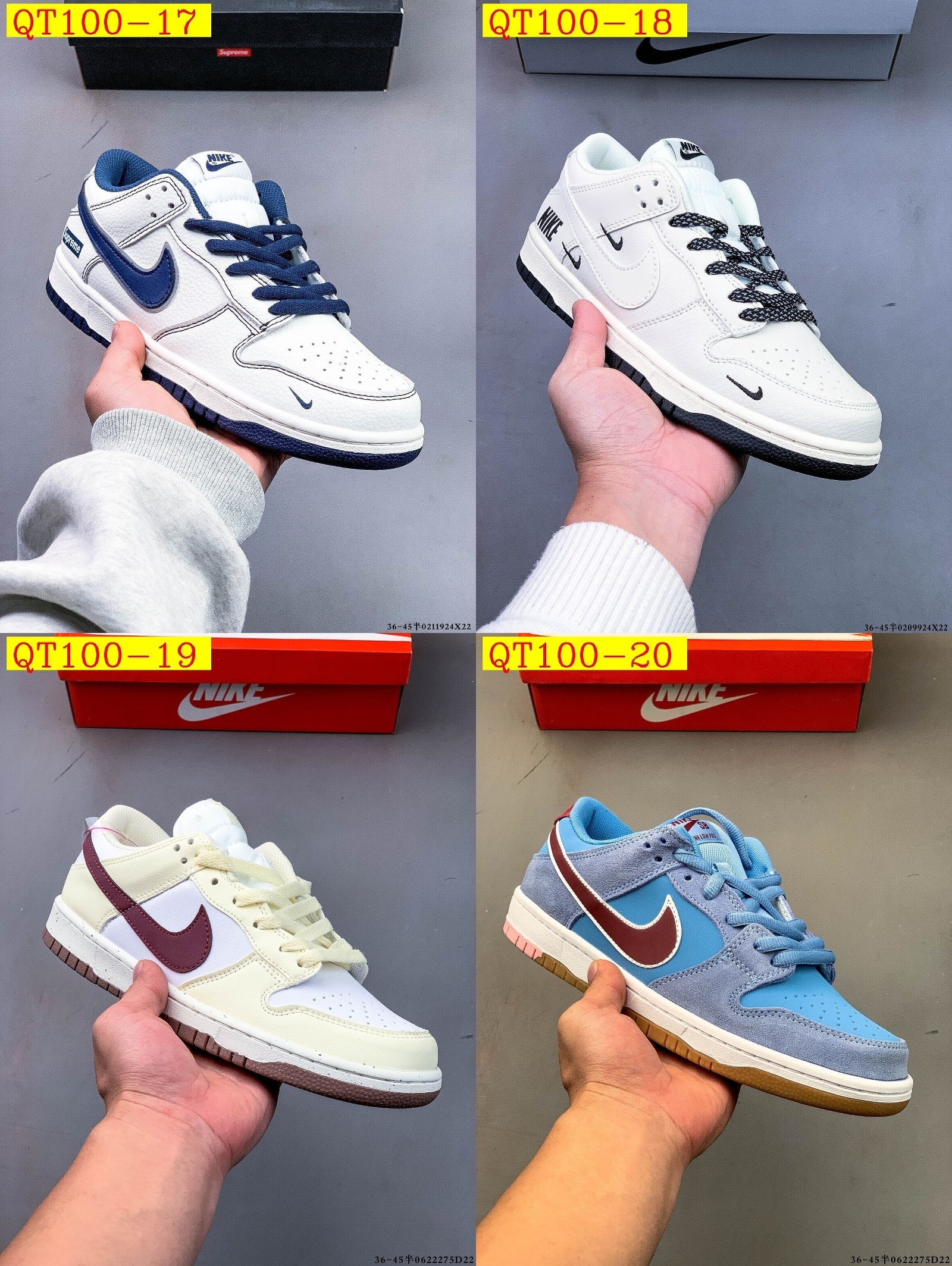 48$ NIKE SB DUNK LOW PRO size 36-45 half 129230 QT100 gallery