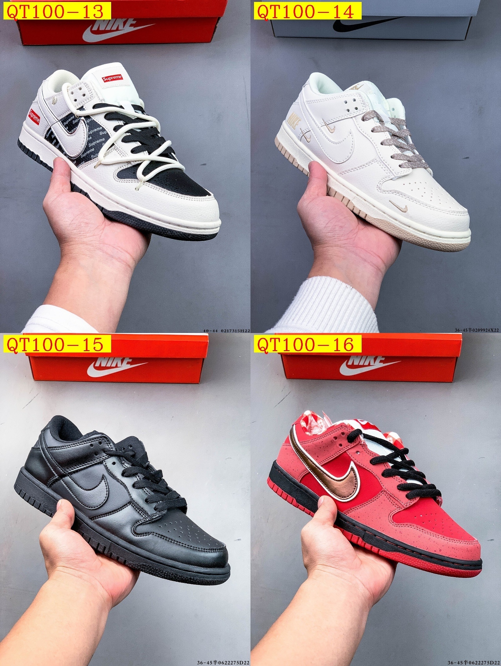 48$ NIKE SB DUNK LOW PRO size 36-45 half 129230 QT100 gallery