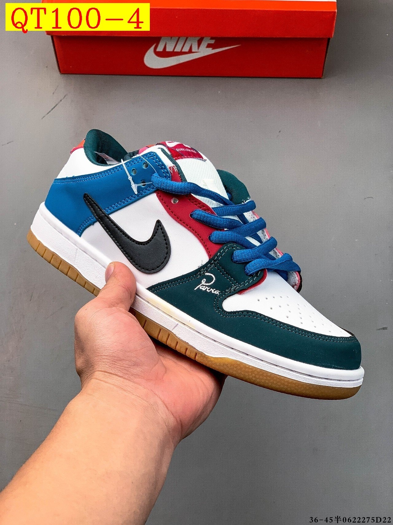 48$ NIKE SB DUNK LOW PRO size 36-45 half 129230 QT100 gallery