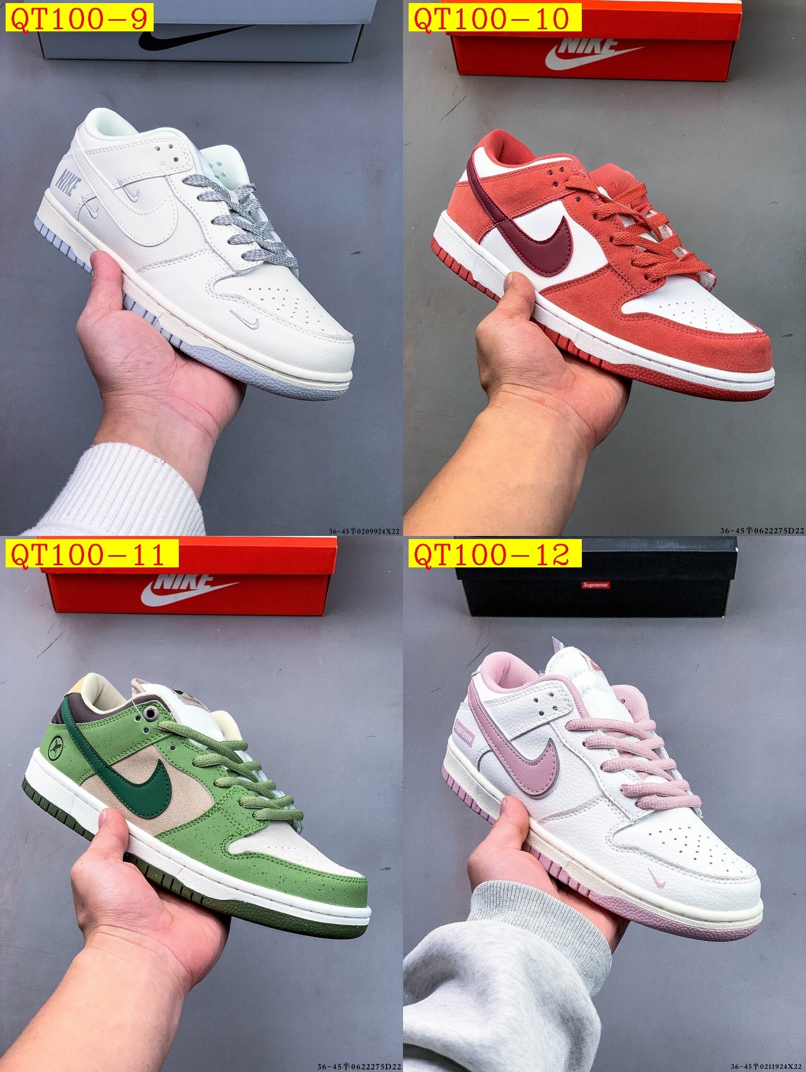 48$ NIKE SB DUNK LOW PRO size 36-45 half 129230 QT100 gallery