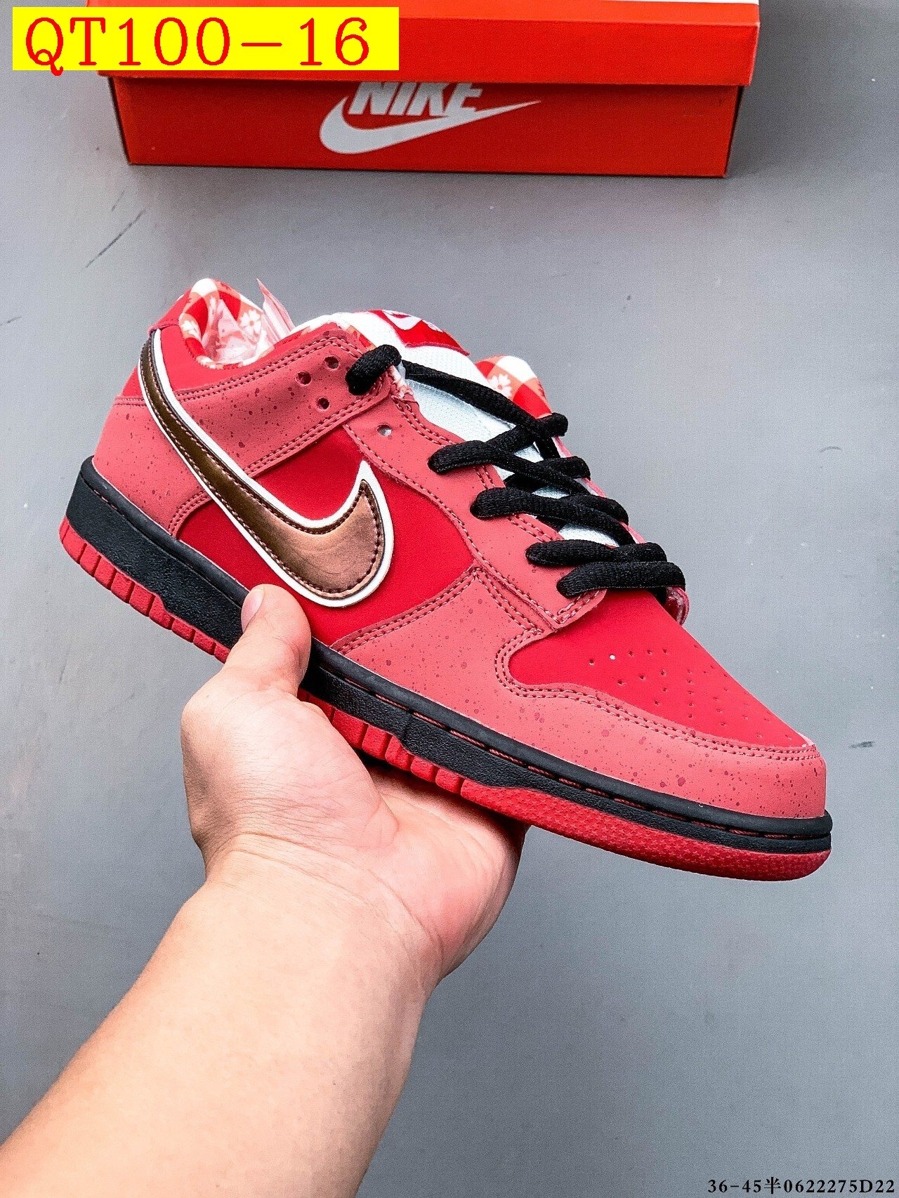 48$ NIKE SB DUNK LOW PRO size 36-45 half 129230 QT100 gallery