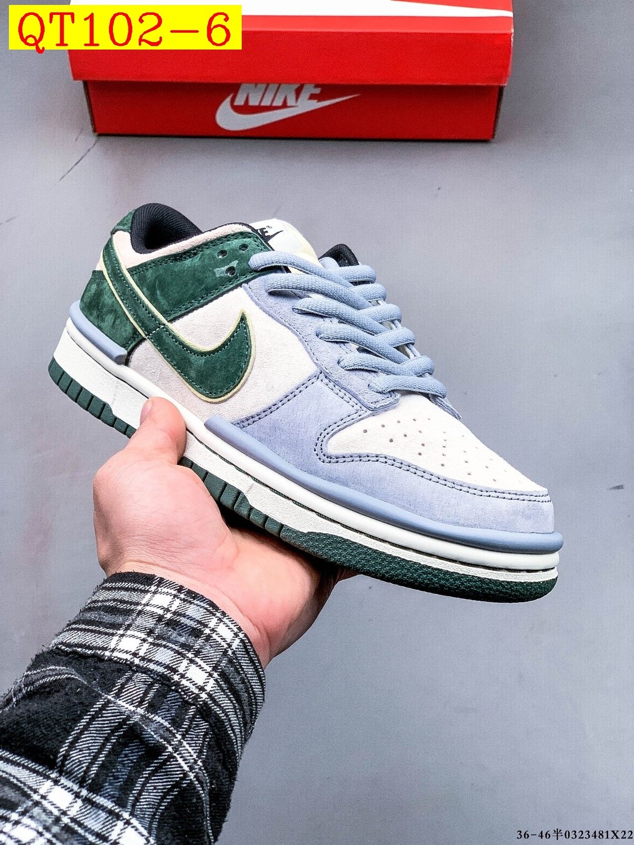 48$ NIKE SB DUNK LOW PRO size 36-45 half 326270 QT102 gallery