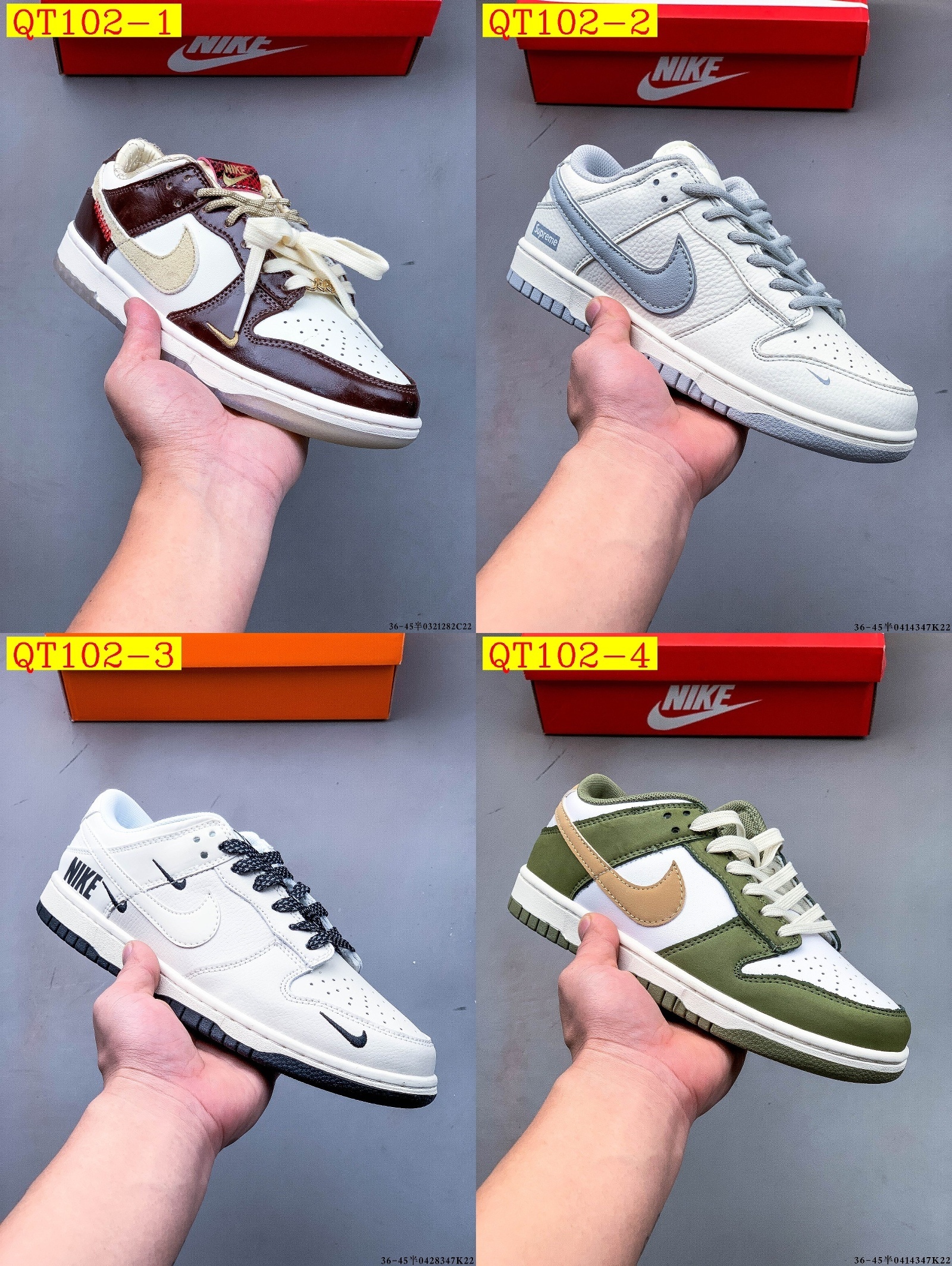 48$ NIKE SB DUNK LOW PRO size 36-45 half 326270 QT102 gallery