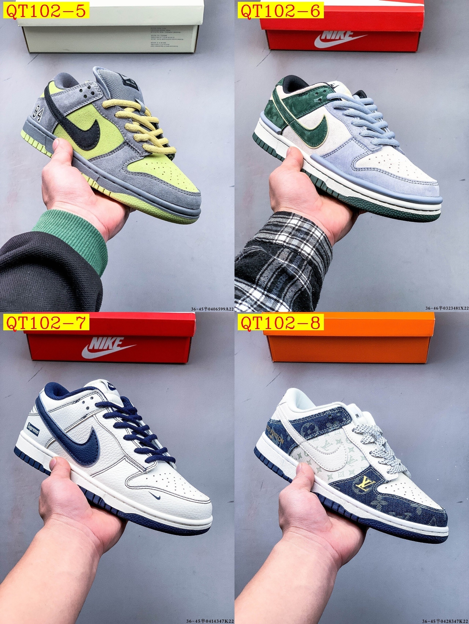 48$ NIKE SB DUNK LOW PRO size 36-45 half 326270 QT102 gallery