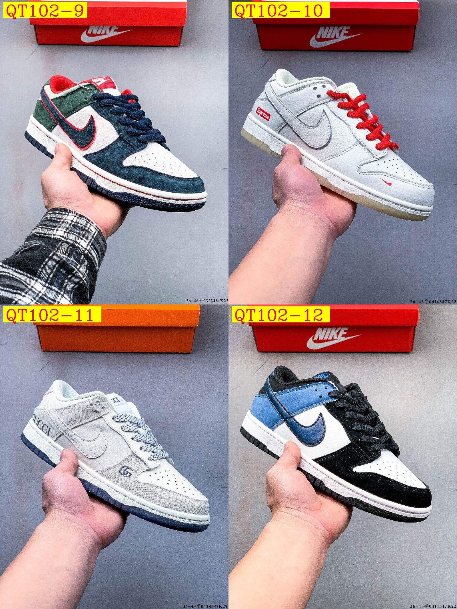 48$ NIKE SB DUNK LOW PRO size 36-45 half 326270 QT102 gallery