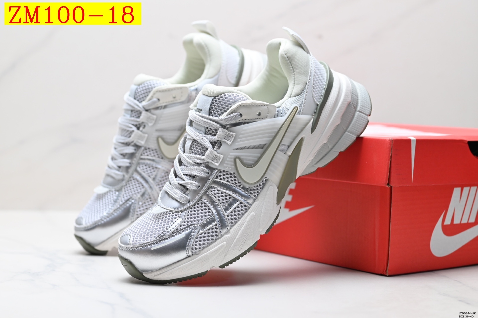 48$ NIKE V2K RUN Size 36-45 half 624450 ZM100 gallery