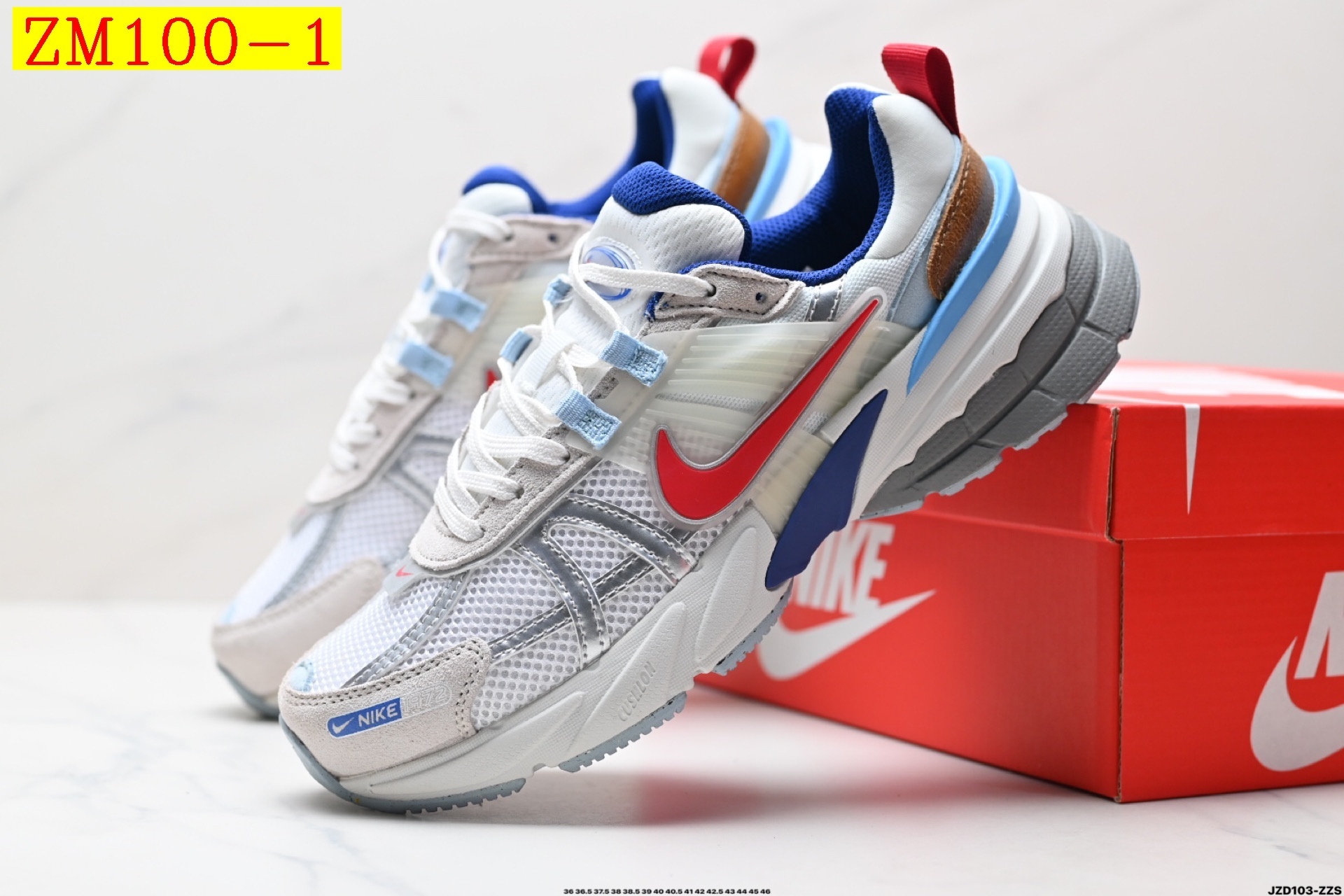 48$ NIKE V2K RUN Size 36-45 half 624450 ZM100 gallery