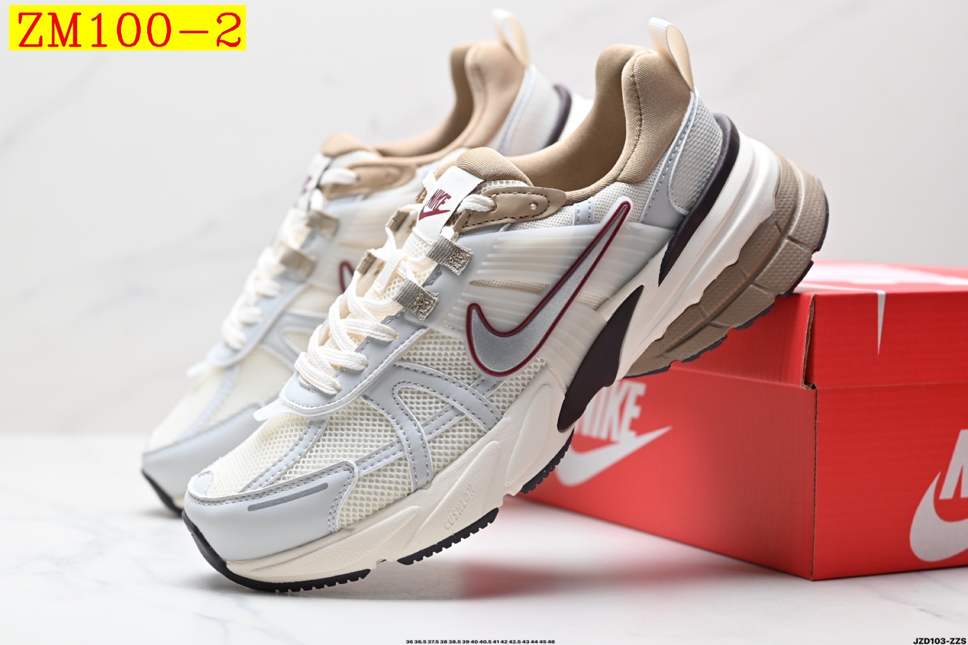 48$ NIKE V2K RUN Size 36-45 half 624450 ZM100 gallery