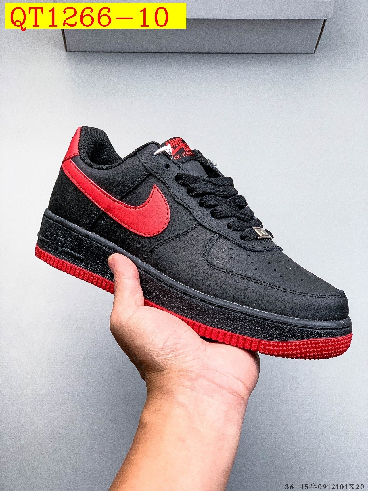 48$ Nike Air Force 1 Low Leather all colors Size 36-45 half 525050 QT1266 gallery