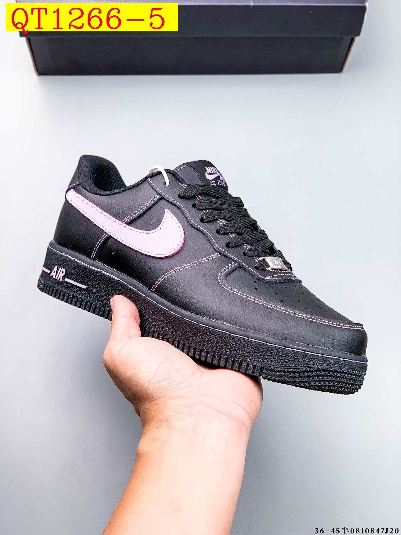 48$ Nike Air Force 1 Low Leather all colors Size 36-45 half 525050 QT1266 gallery