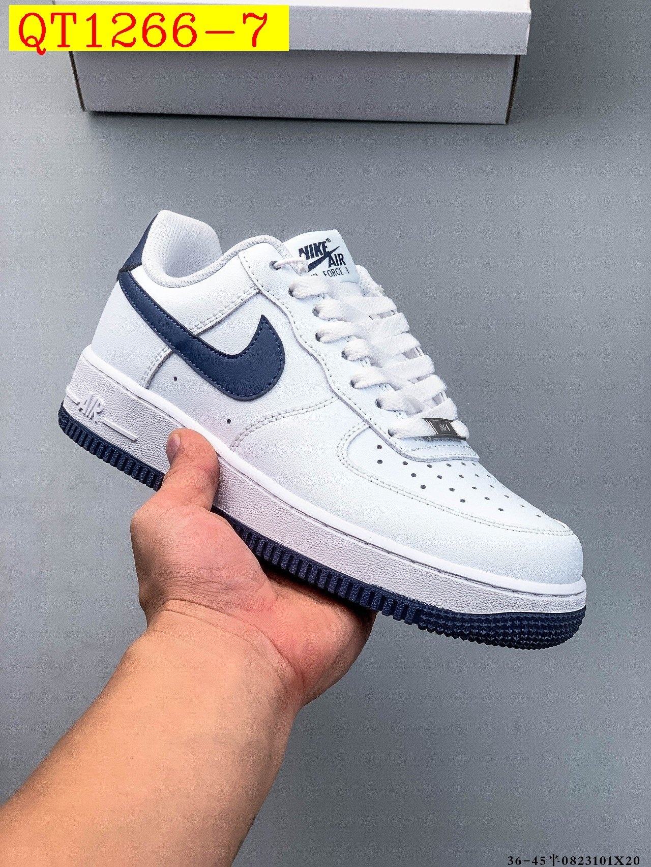 48$ Nike Air Force 1 Low Leather all colors Size 36-45 half 525050 QT1266 gallery