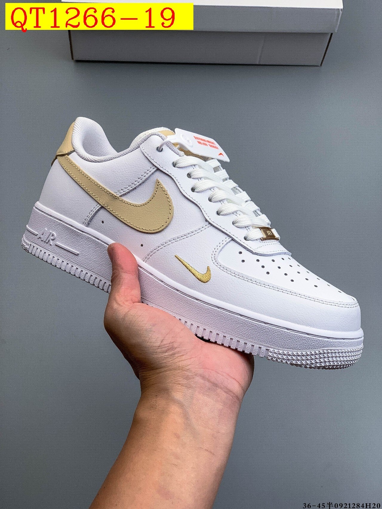 48$ Nike Air Force 1 Low Leather all colors Size 36-45 half 525050 QT1266 gallery