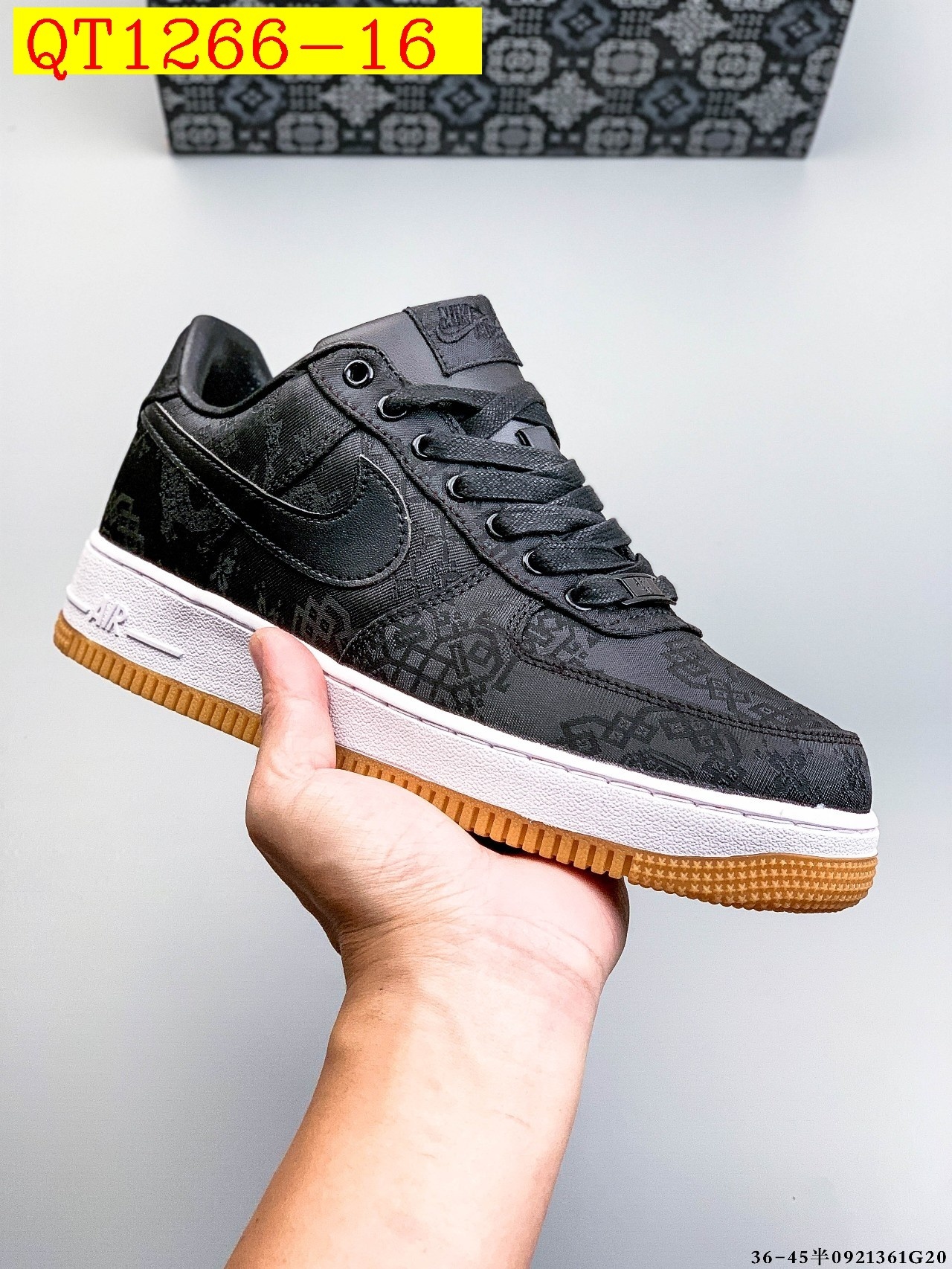 48$ Nike Air Force 1 Low Leather all colors Size 36-45 half 525050 QT1266 gallery