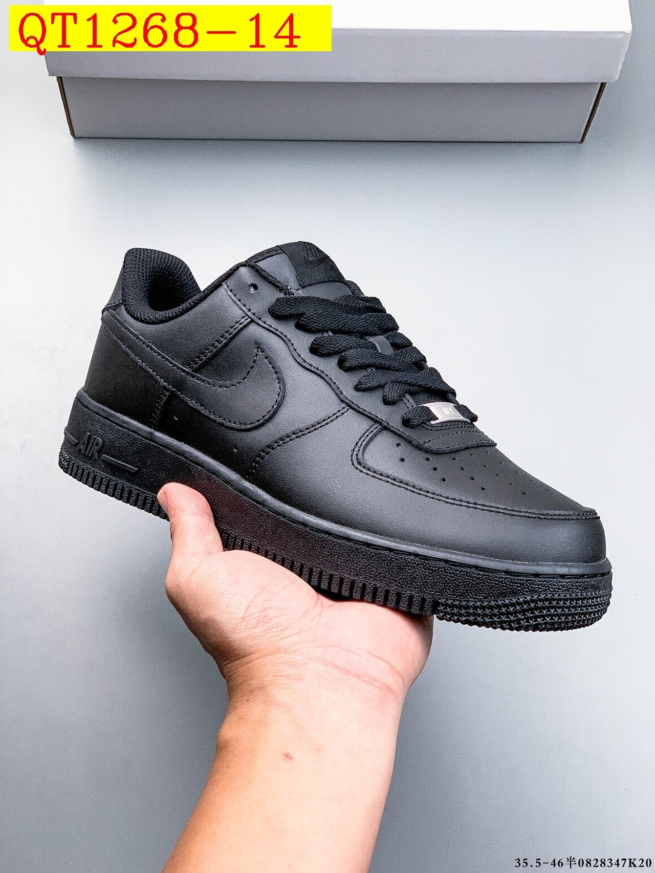 48$ Nike Air Force 1 Low Leather all colors Size 36-45 half 620060 QT1268 gallery