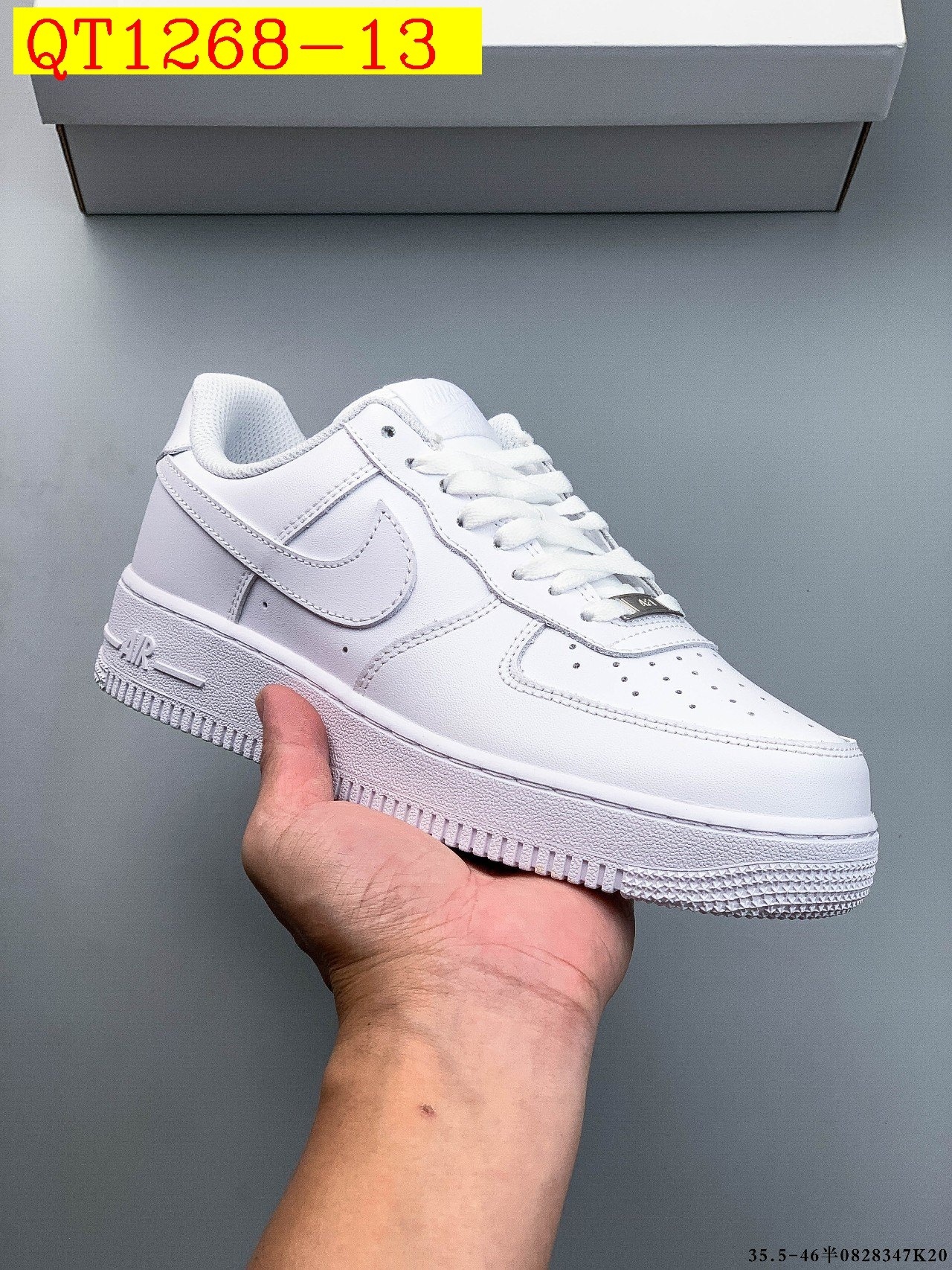 48$ Nike Air Force 1 Low Leather all colors Size 36-45 half 620060 QT1268 gallery