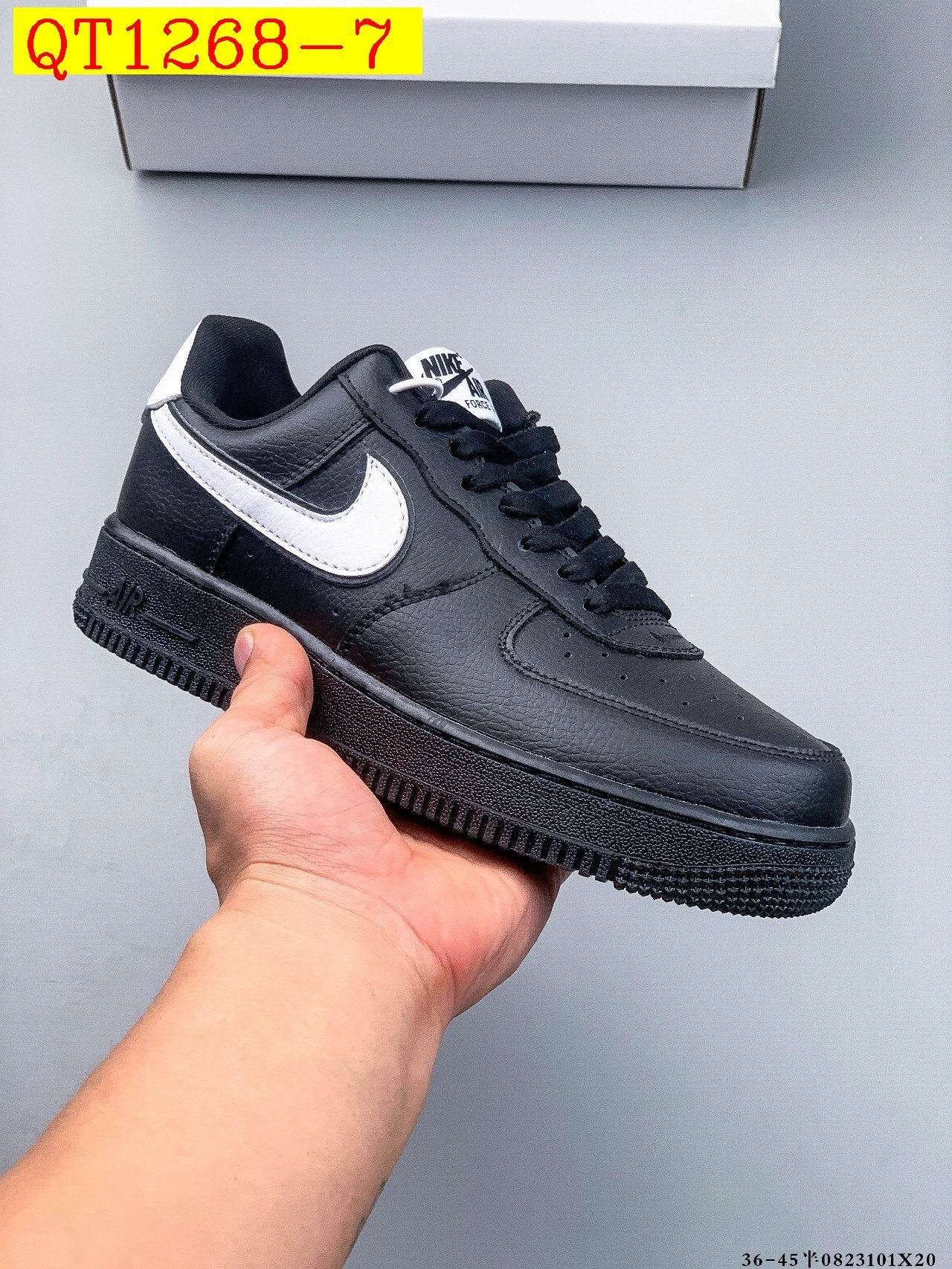 48$ Nike Air Force 1 Low Leather all colors Size 36-45 half 620060 QT1268 gallery