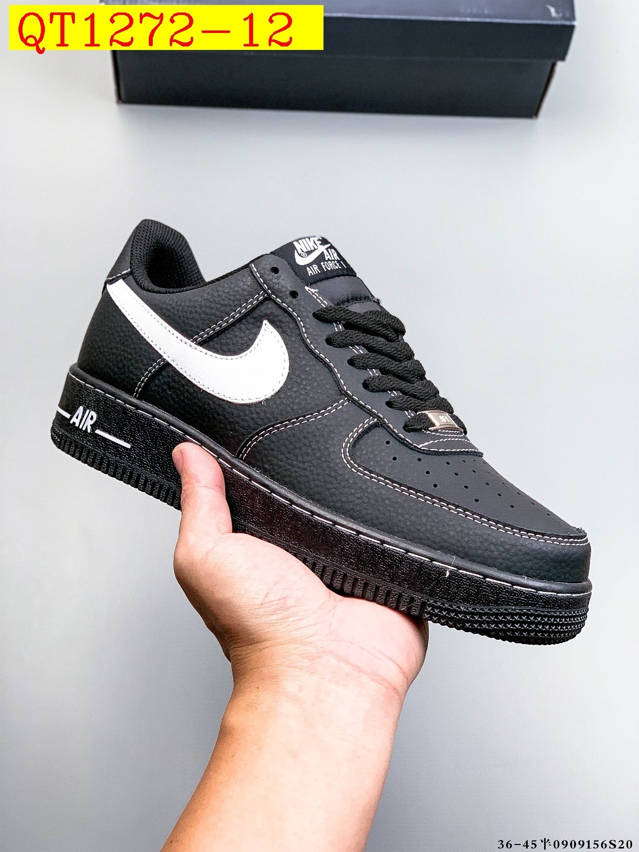 48$ Nike Air Force 1 Low Leather all colors Size 36-45 half 826090 QT1272 gallery