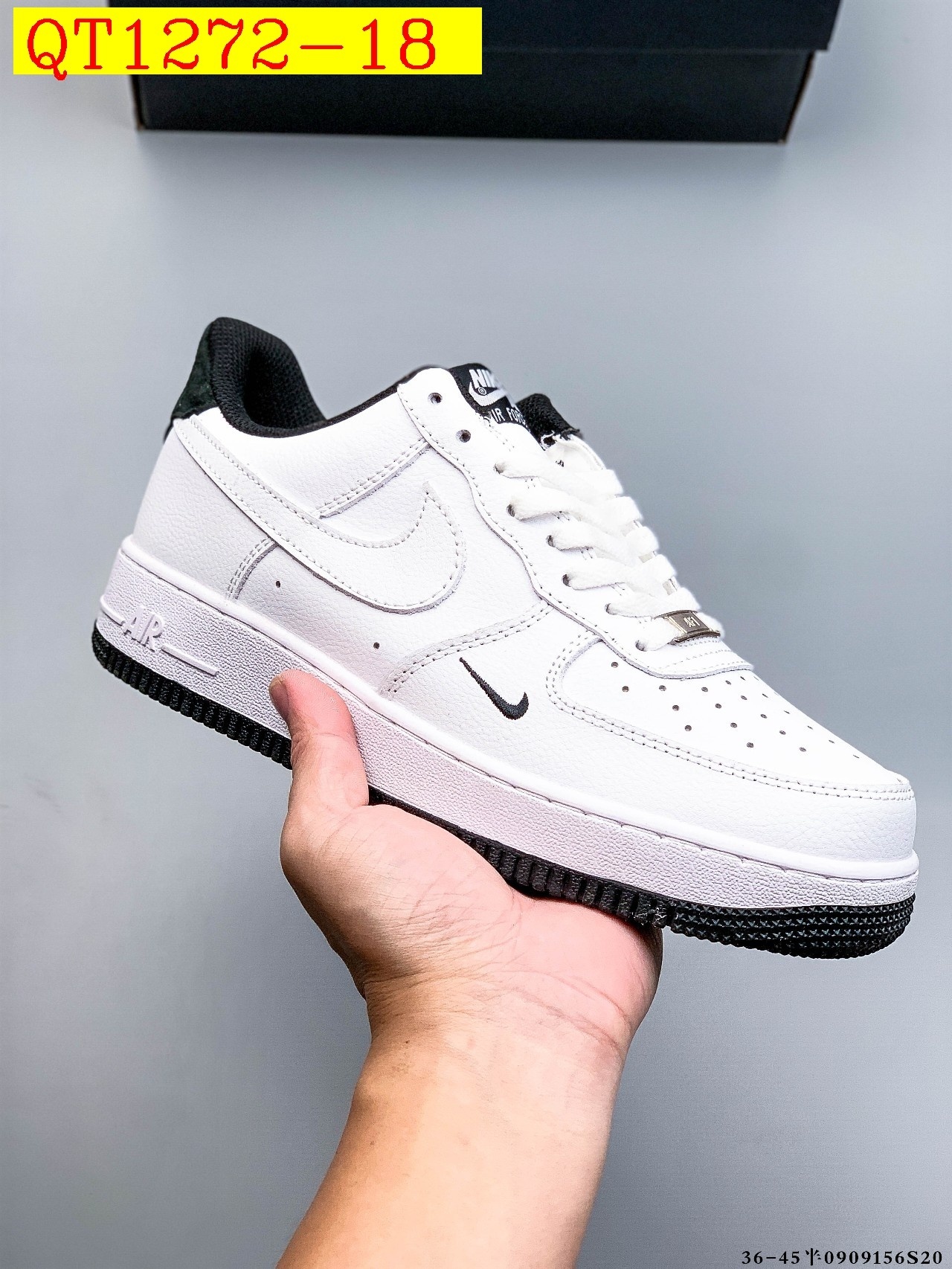48$ Nike Air Force 1 Low Leather all colors Size 36-45 half 826090 QT1272 gallery