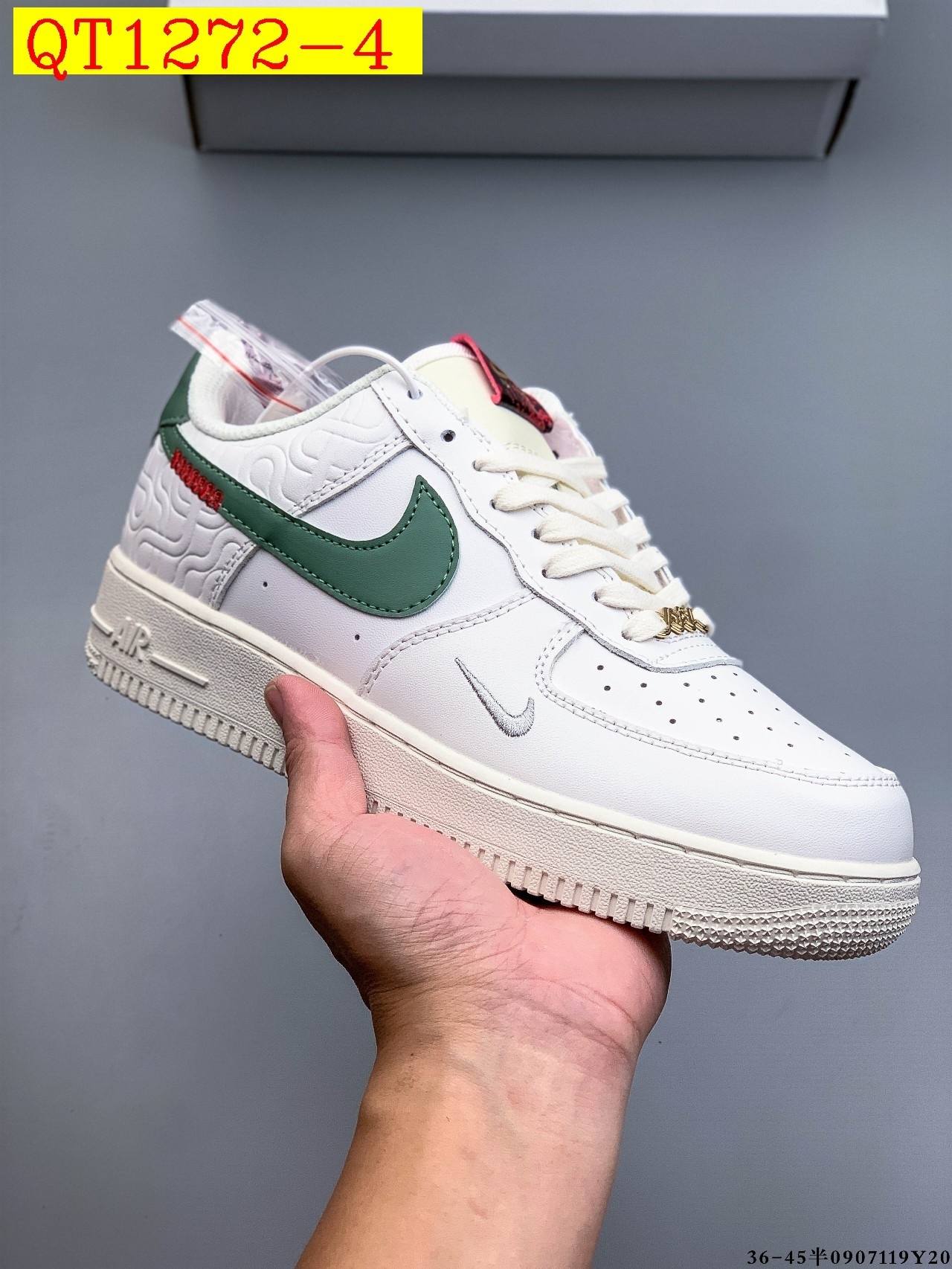 48$ Nike Air Force 1 Low Leather all colors Size 36-45 half 826090 QT1272 gallery