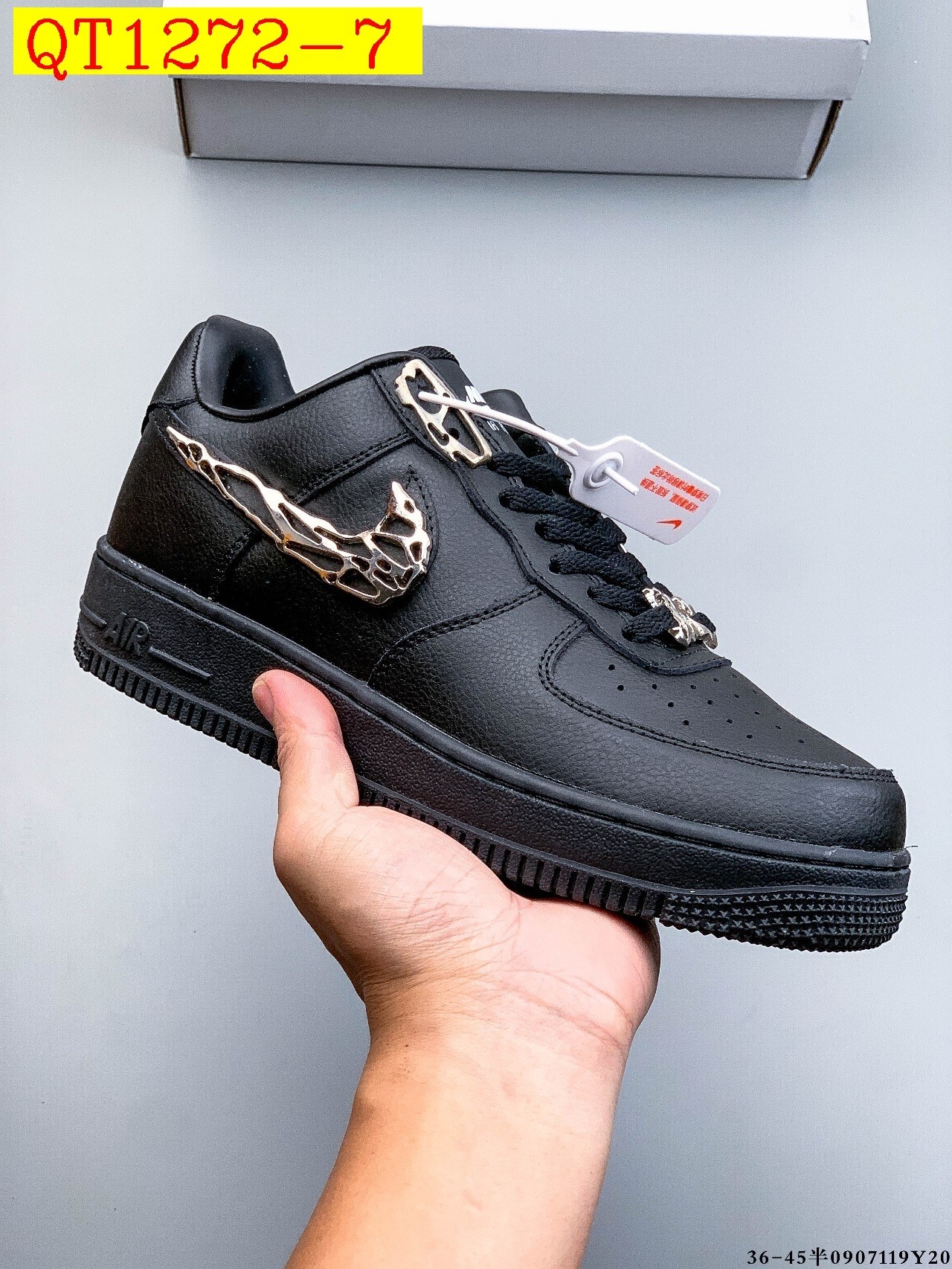 48$ Nike Air Force 1 Low Leather all colors Size 36-45 half 826090 QT1272 gallery
