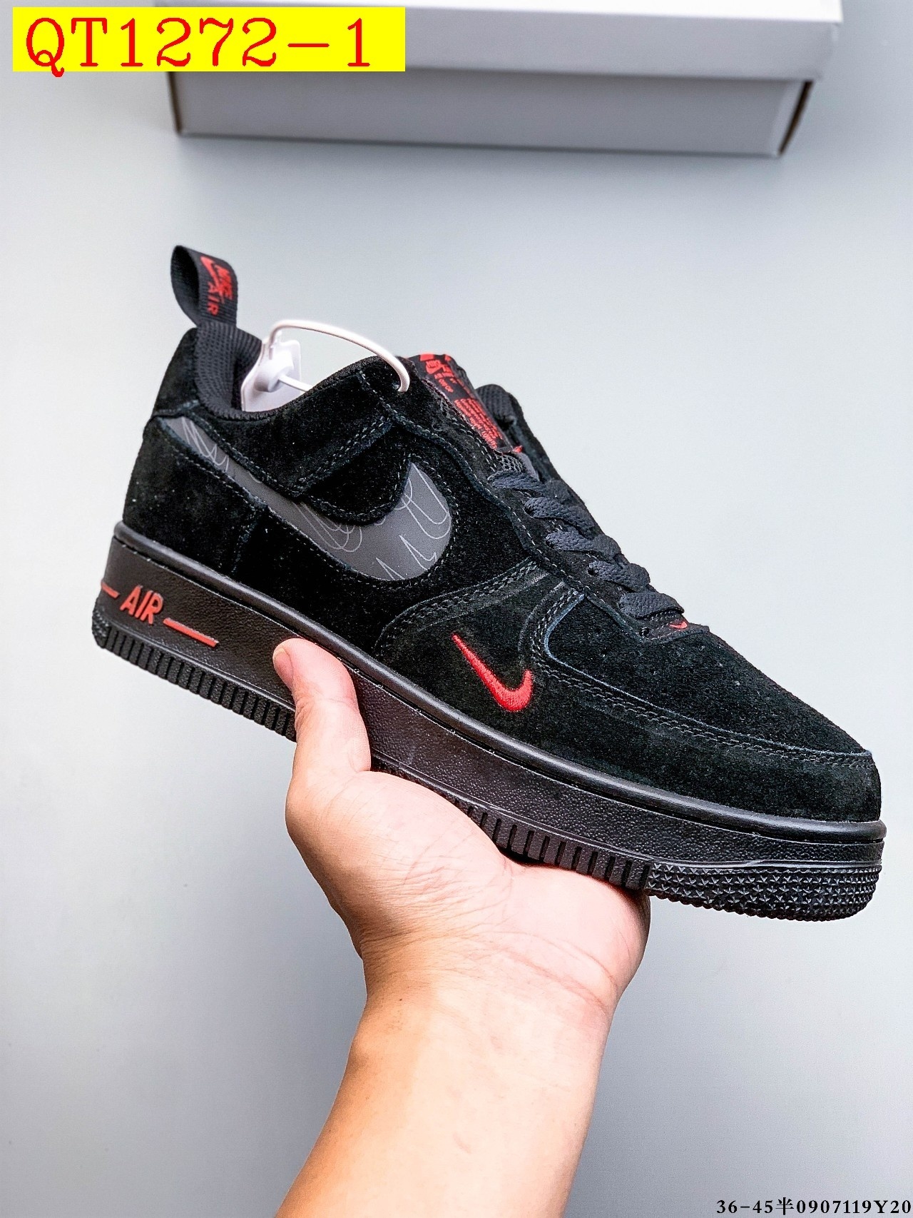 48$ Nike Air Force 1 Low Leather all colors Size 36-45 half 826090 QT1272 gallery