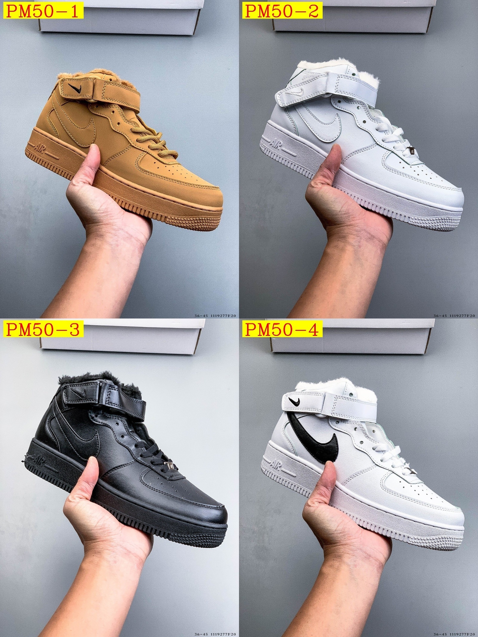 48$ Nike Air Force 1 Mid Size 36-45 223000 PM50 gallery