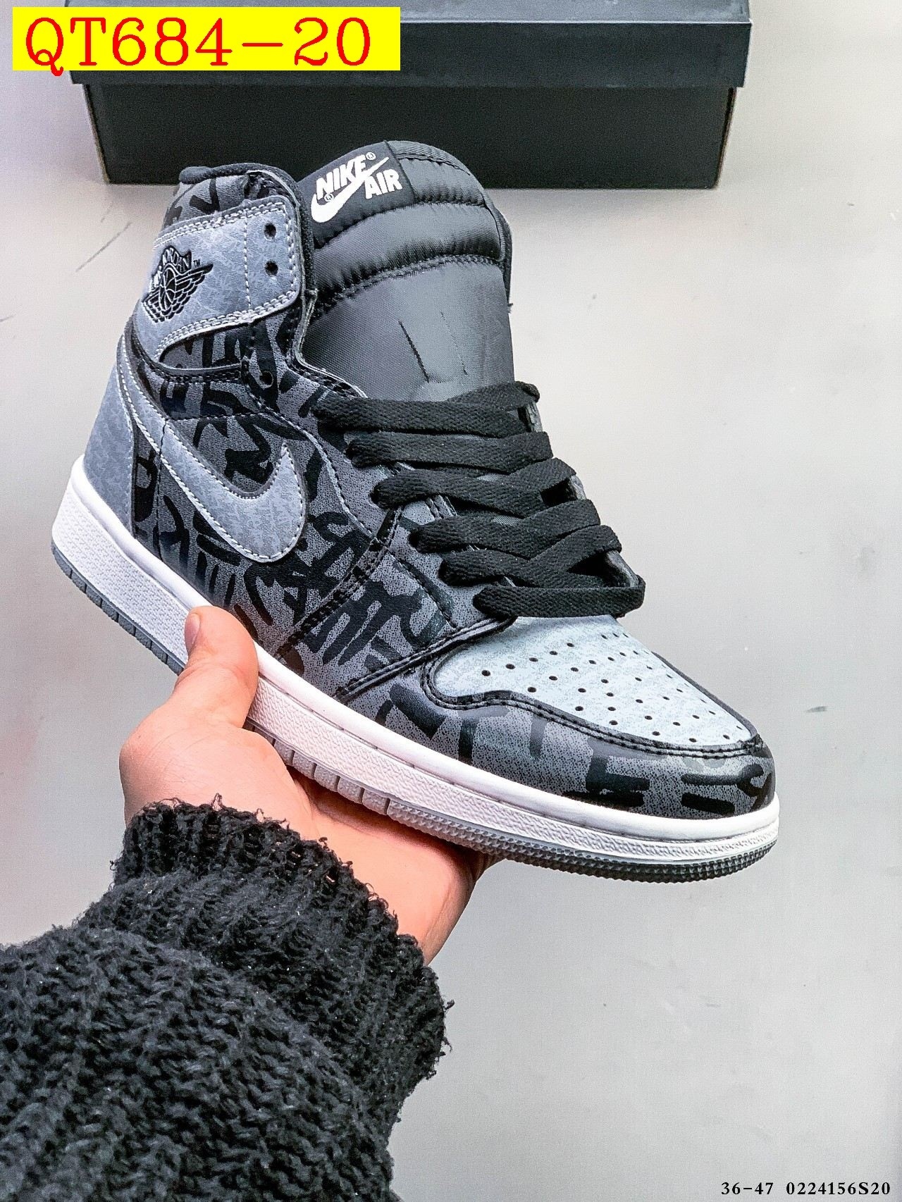 48$ Nike Air Jordan 1 size 36-45 826090 QT684 gallery