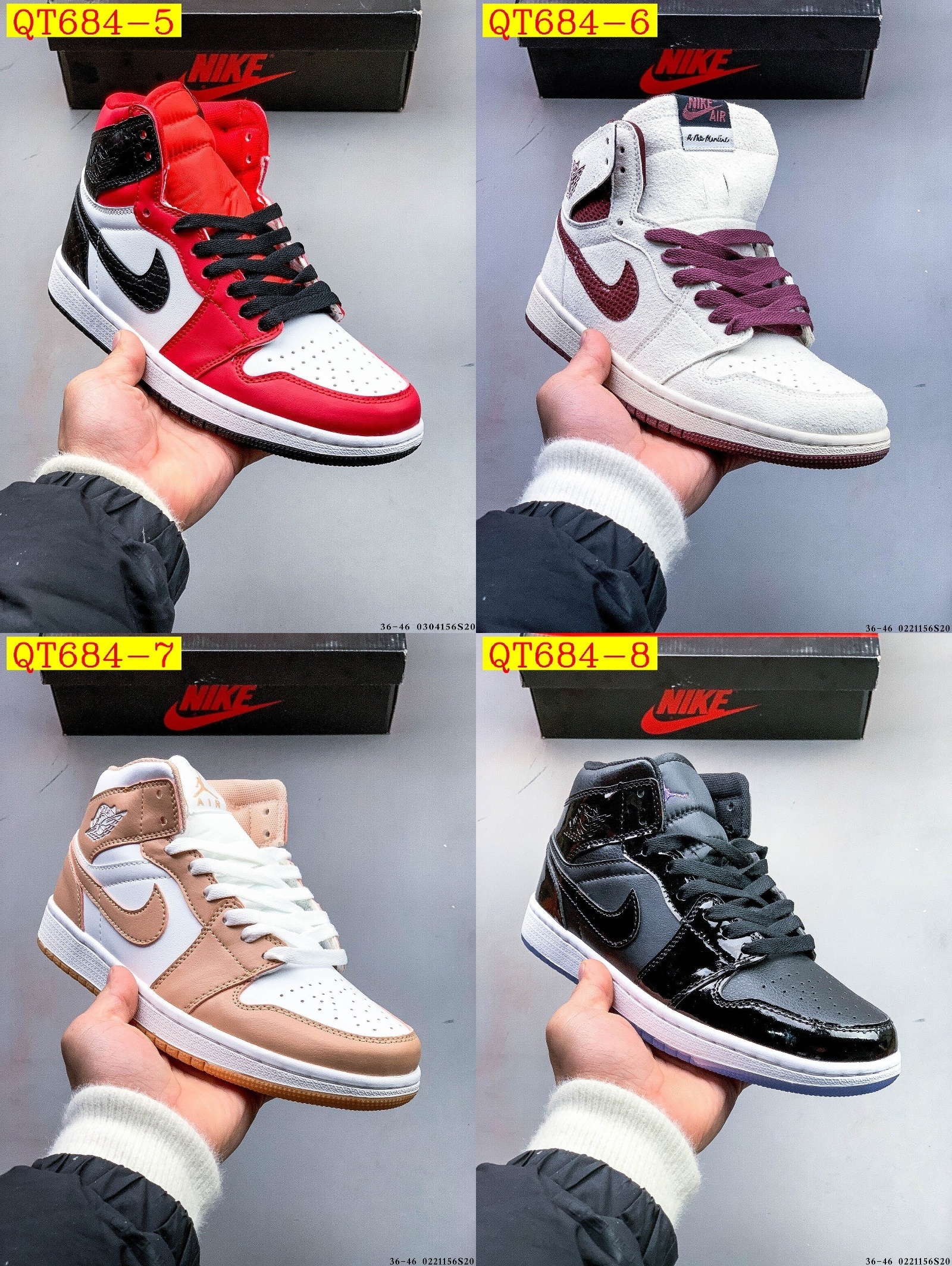48$ Nike Air Jordan 1 size 36-45 826090 QT684 gallery
