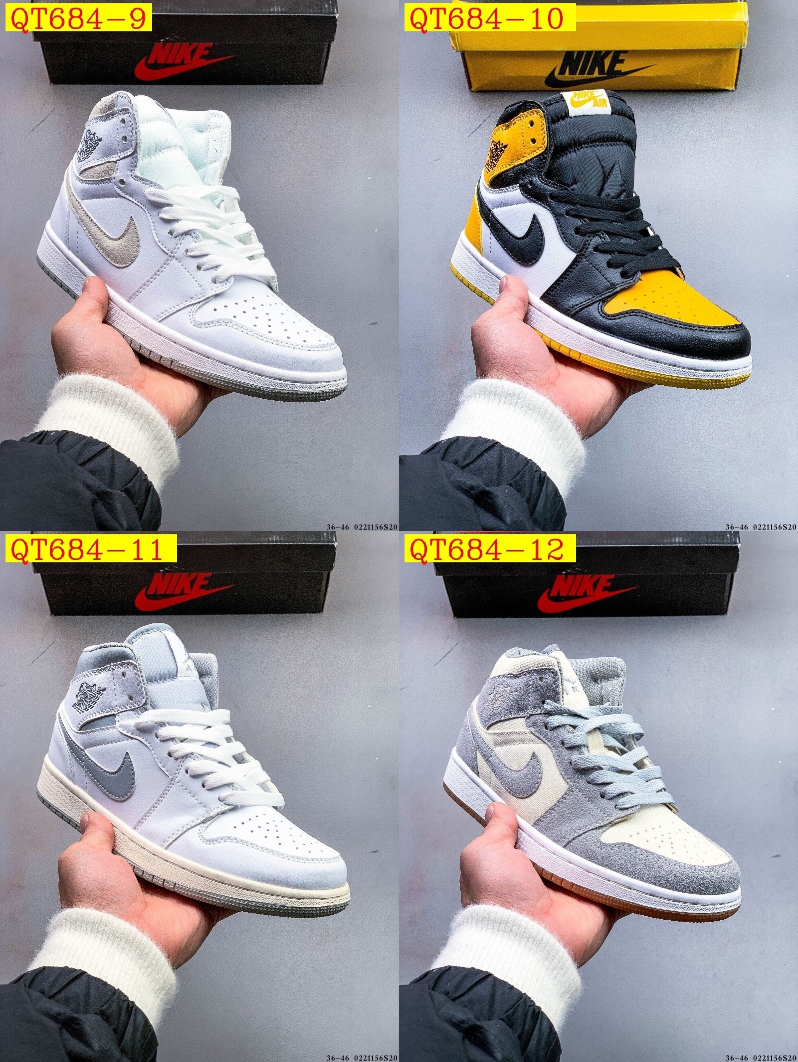 48$ Nike Air Jordan 1 size 36-45 826090 QT684 gallery