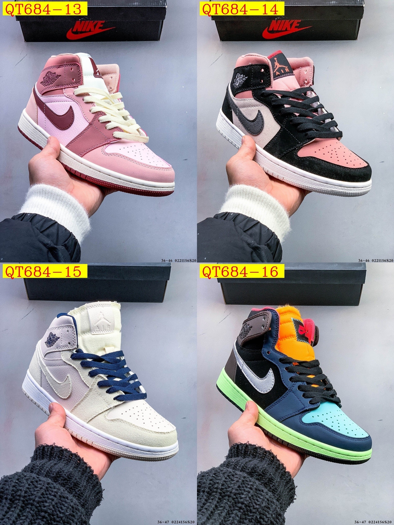 48$ Nike Air Jordan 1 size 36-45 826090 QT684 gallery