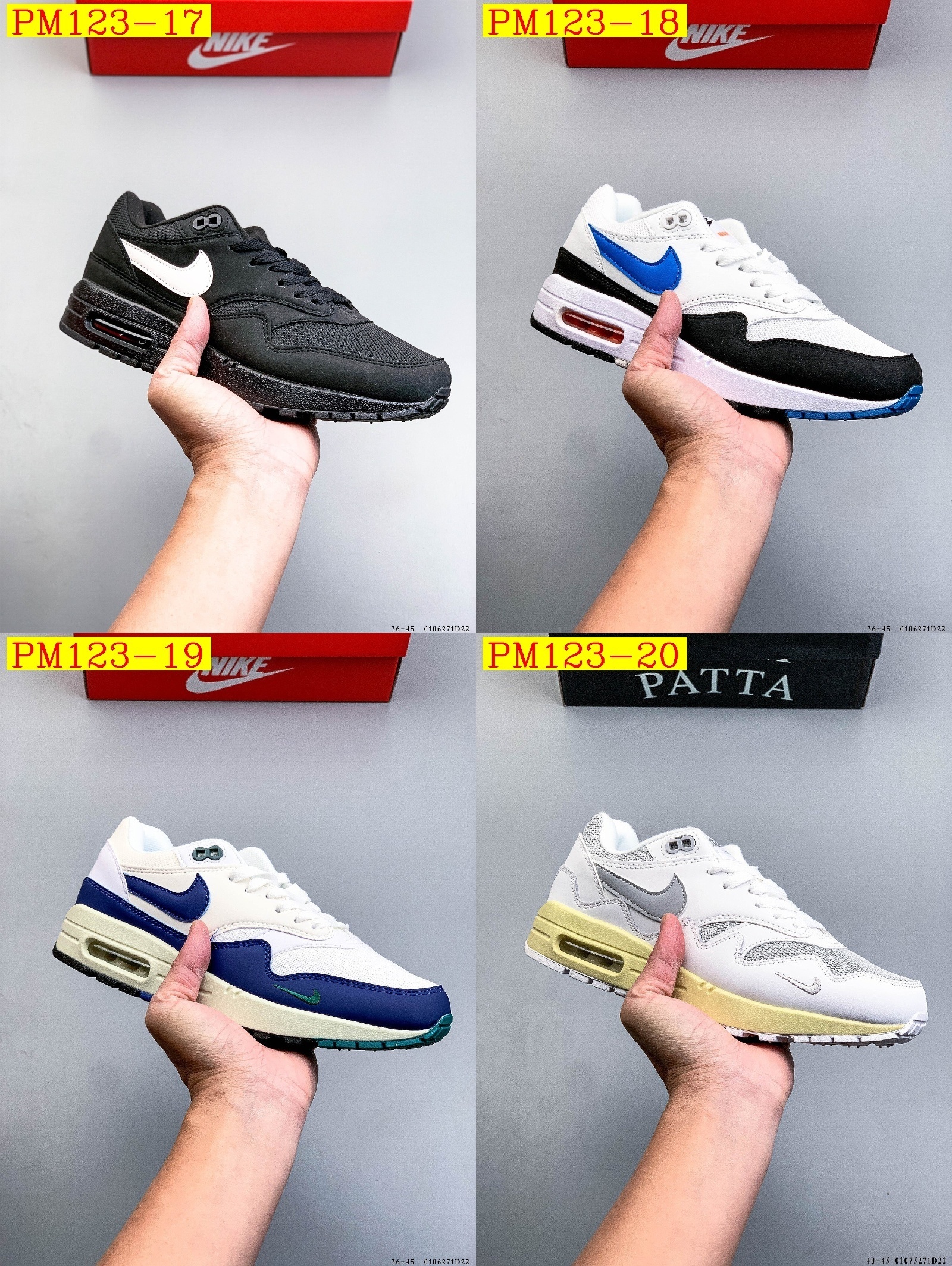 48$ Nike Air Max 1 Size 36-45 329280 PM123 gallery