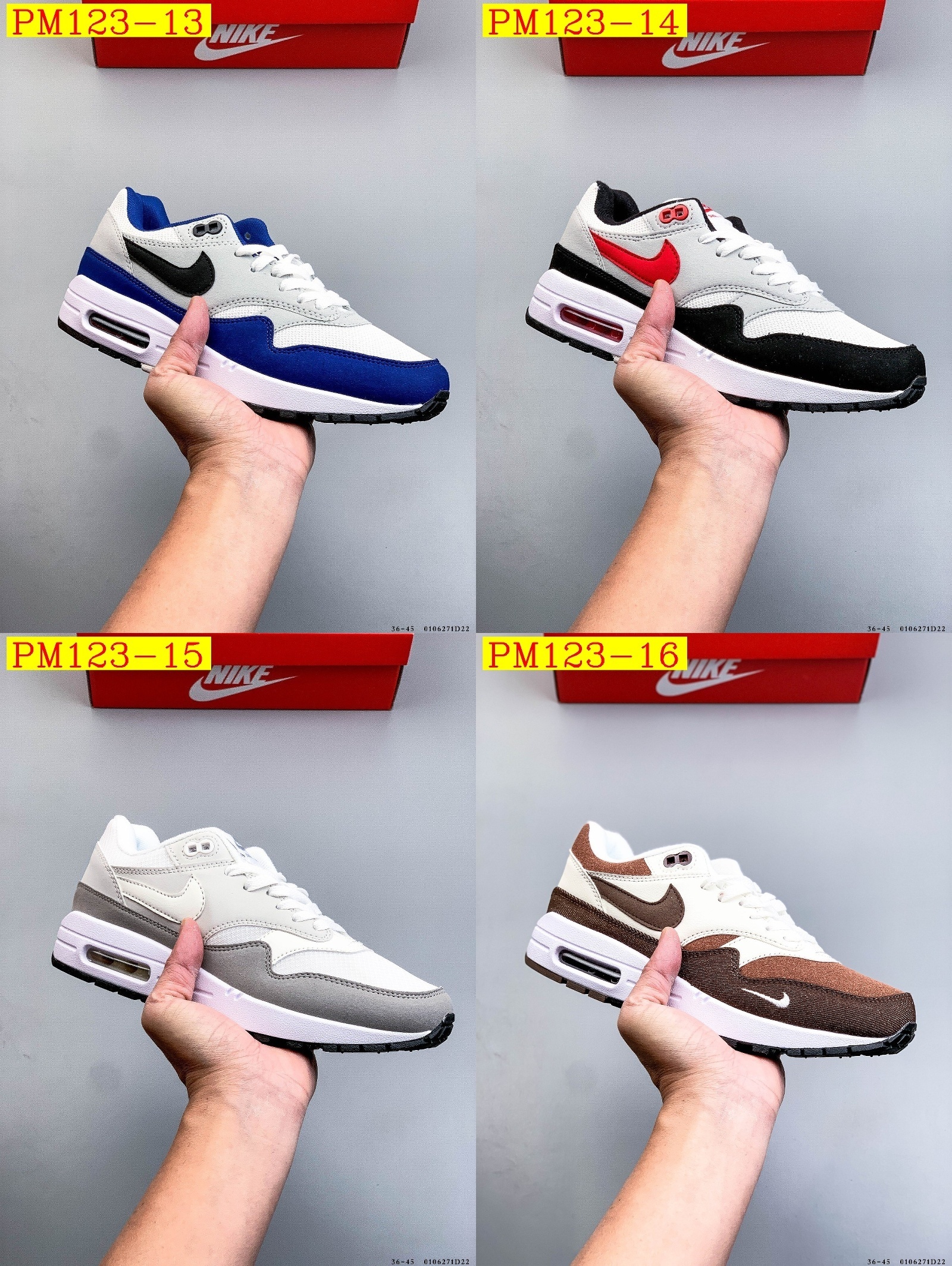 48$ Nike Air Max 1 Size 36-45 329280 PM123 gallery